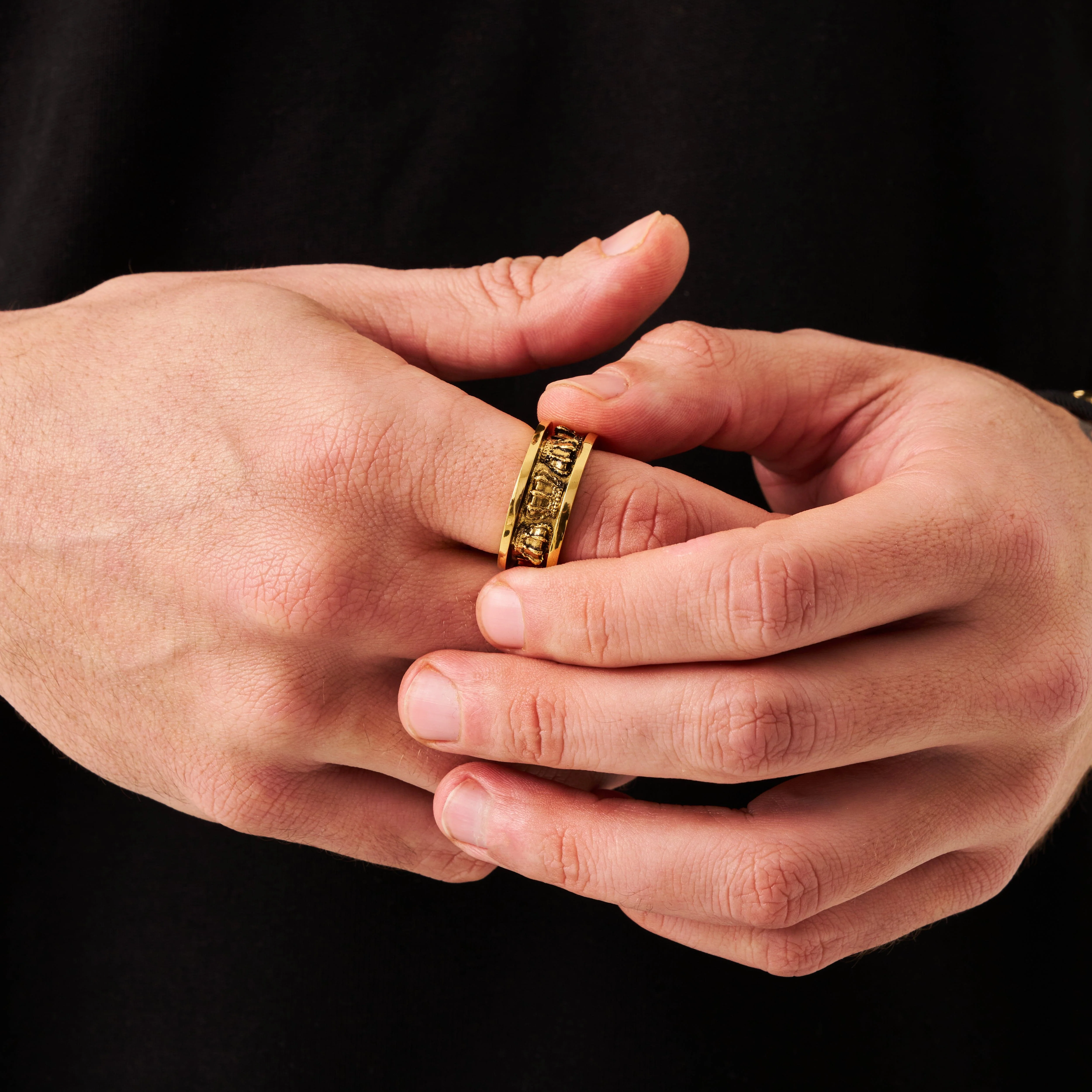 Crown Band Ring (Gold) - Image 3