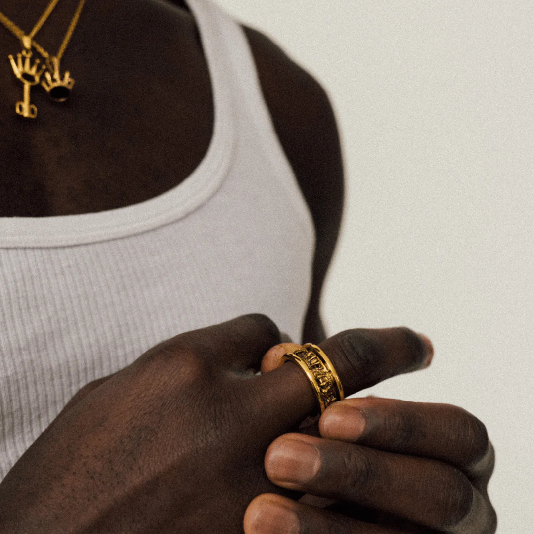 Crown Band Ring (Gold) - Image 5