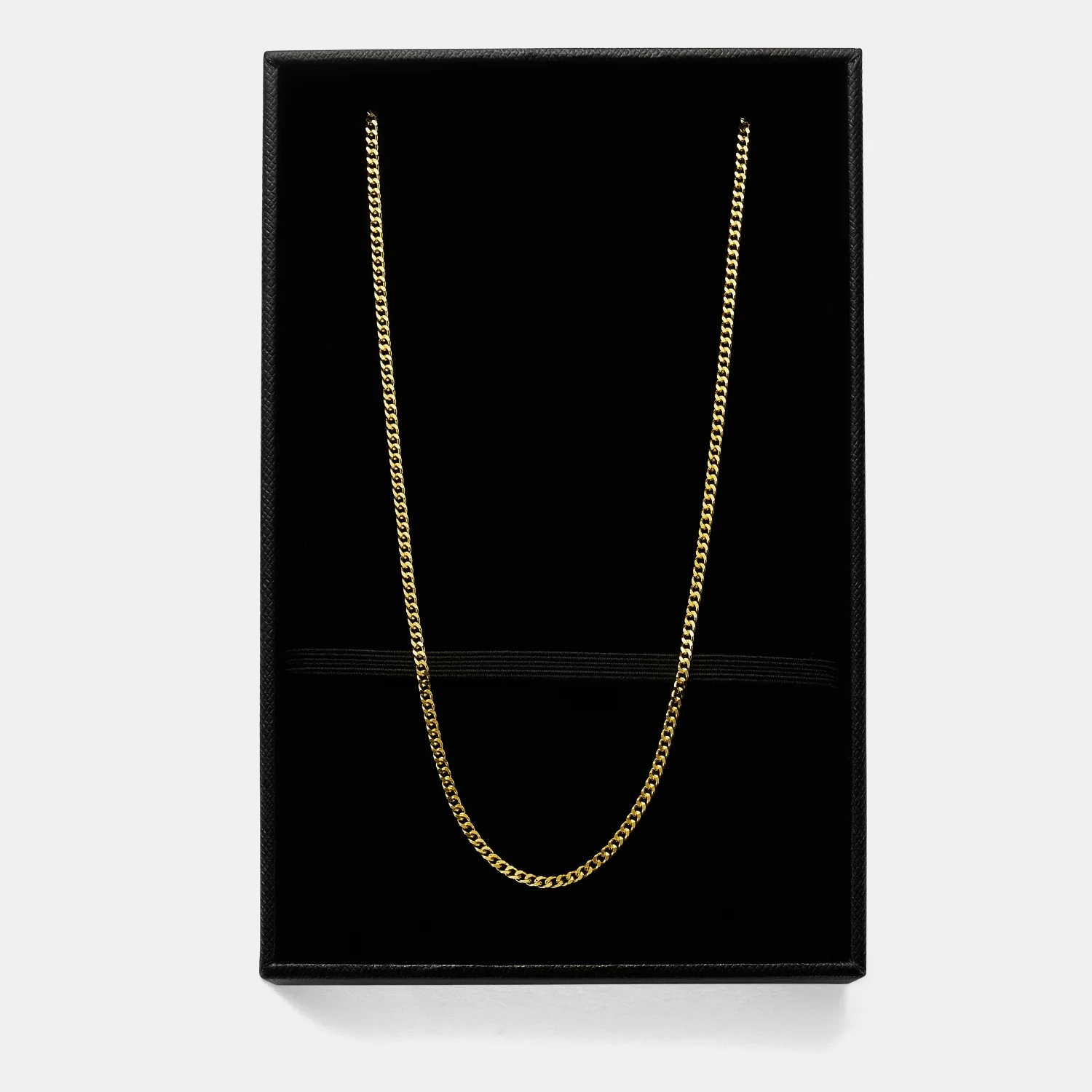 Cuban (18ct Gold) 2mm | Sterling Silver - Image 2