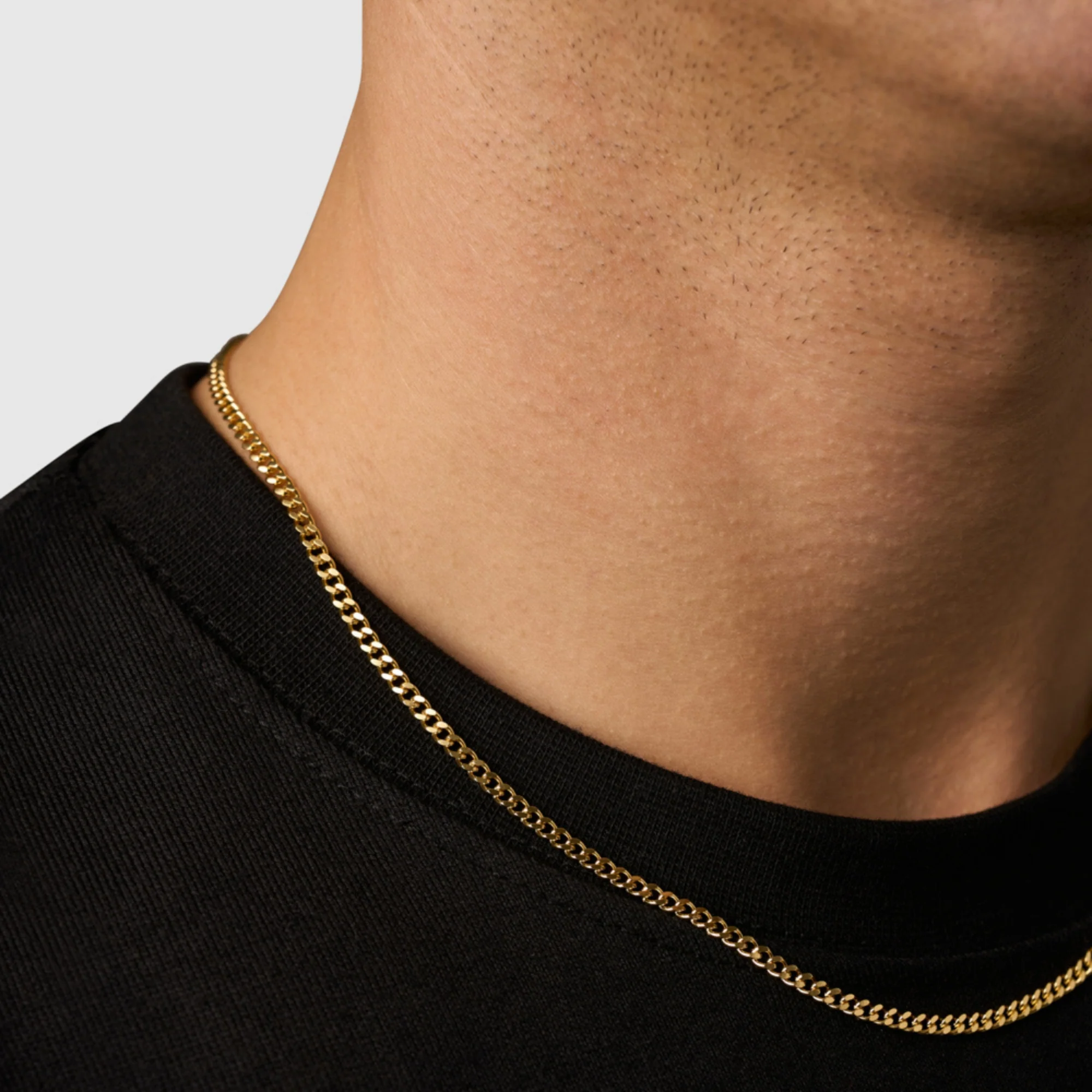 Cuban (18ct Gold) 3mm | Sterling Silver - Image 3