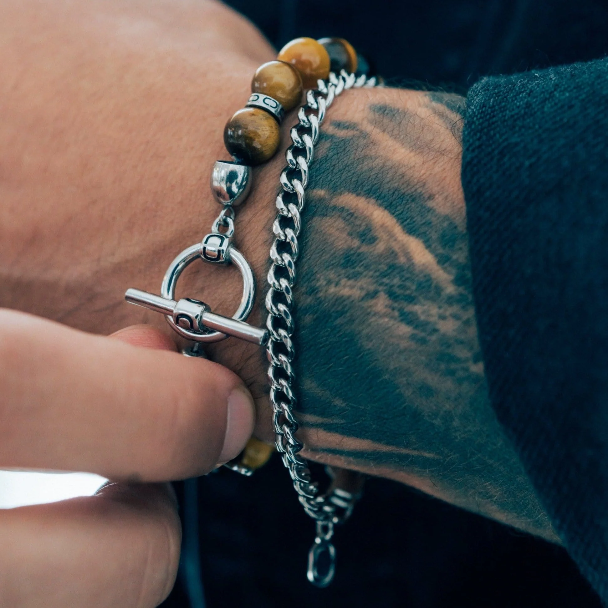 Cuban Bracelet (Silver) 4mm - Image 3