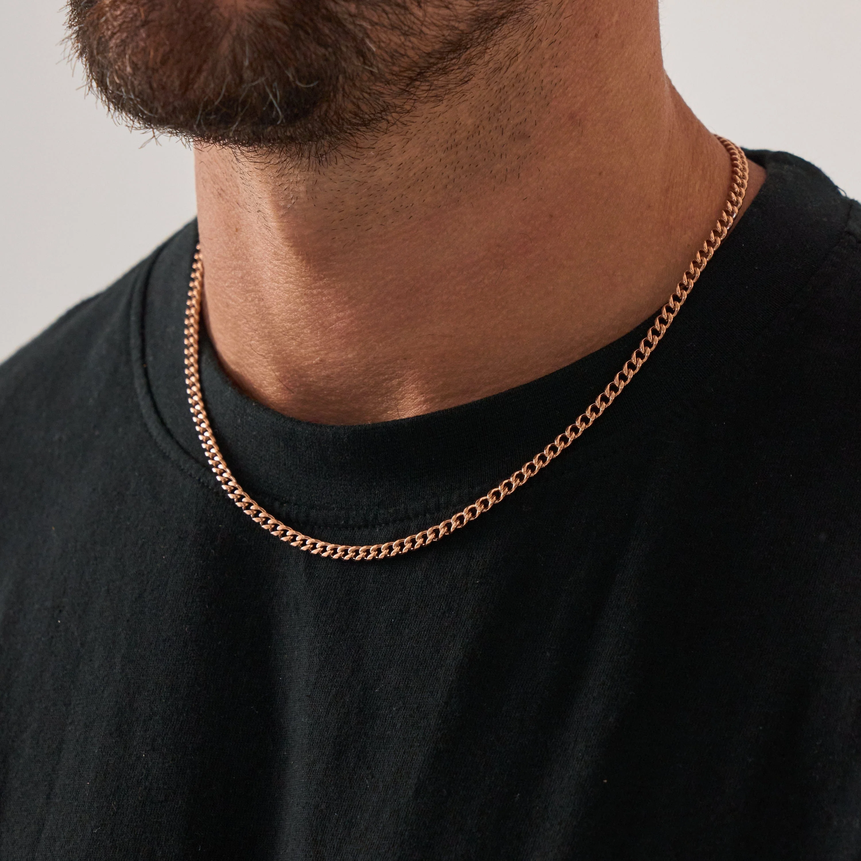 Cuban (Rose Gold) 4mm - Image 3