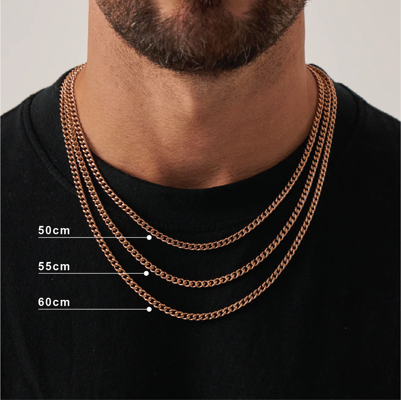Cuban (Rose Gold) 4mm - Image 8