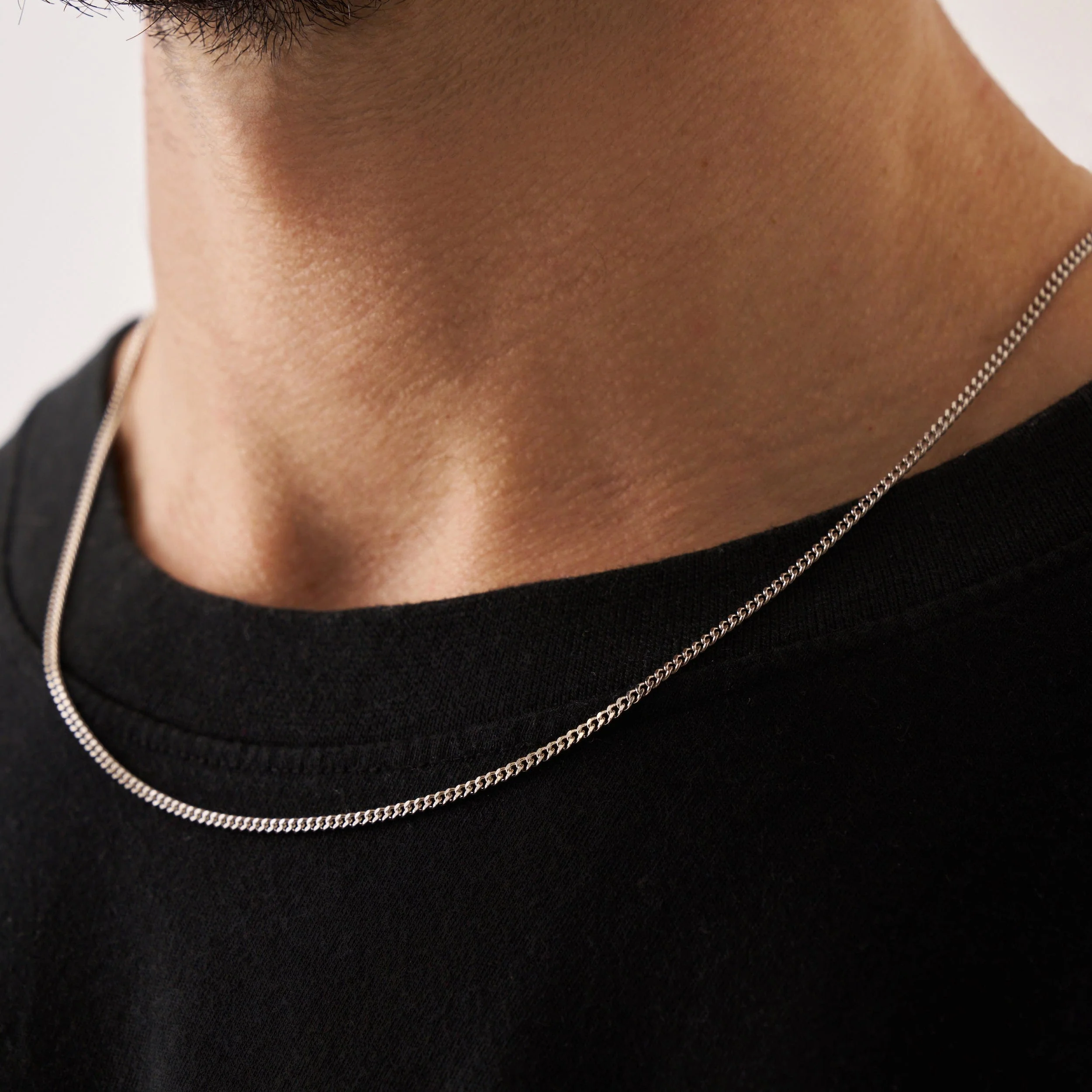 Cuban (Sterling Silver) 2mm - Image 3