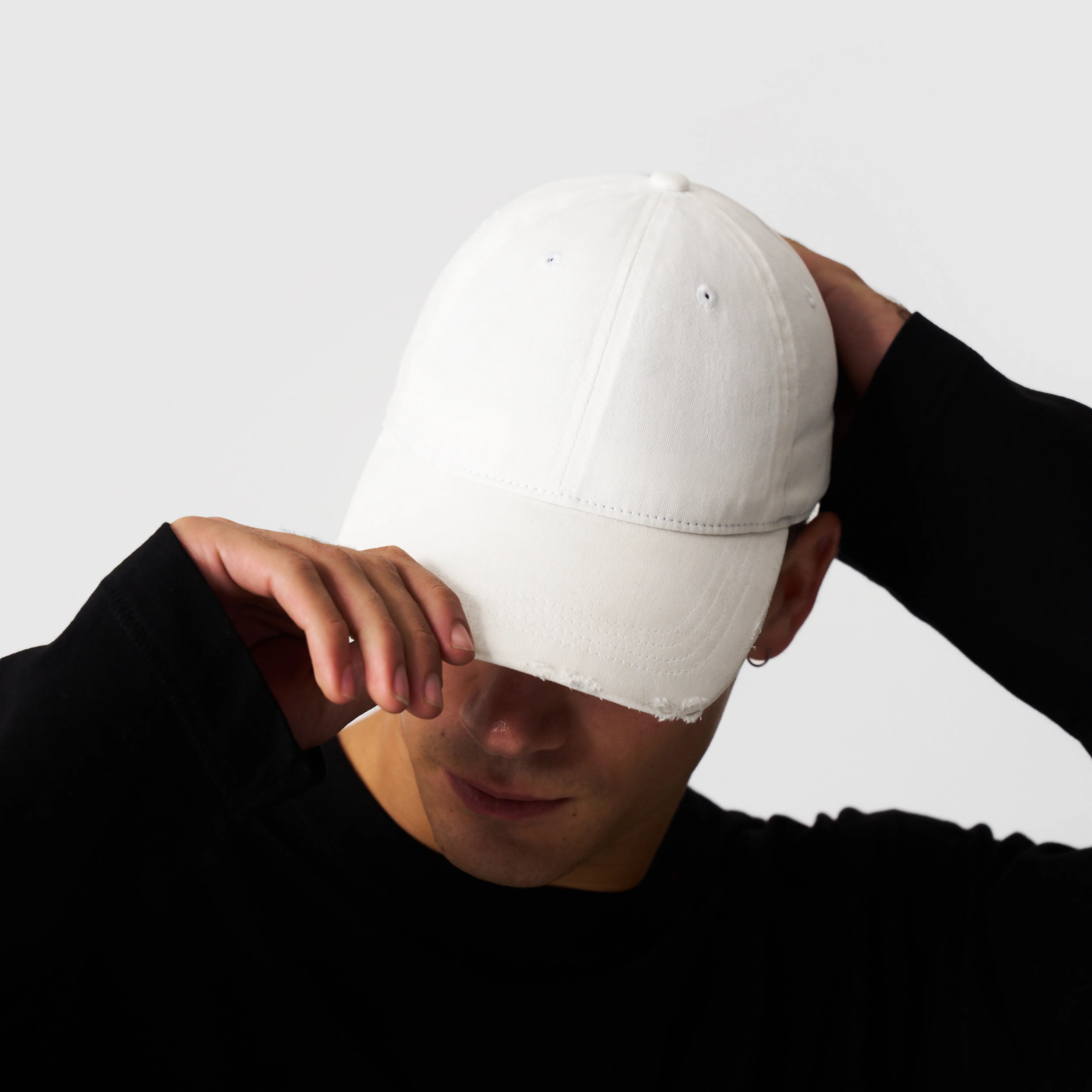 Distressed Cap (Cream) - Image 8