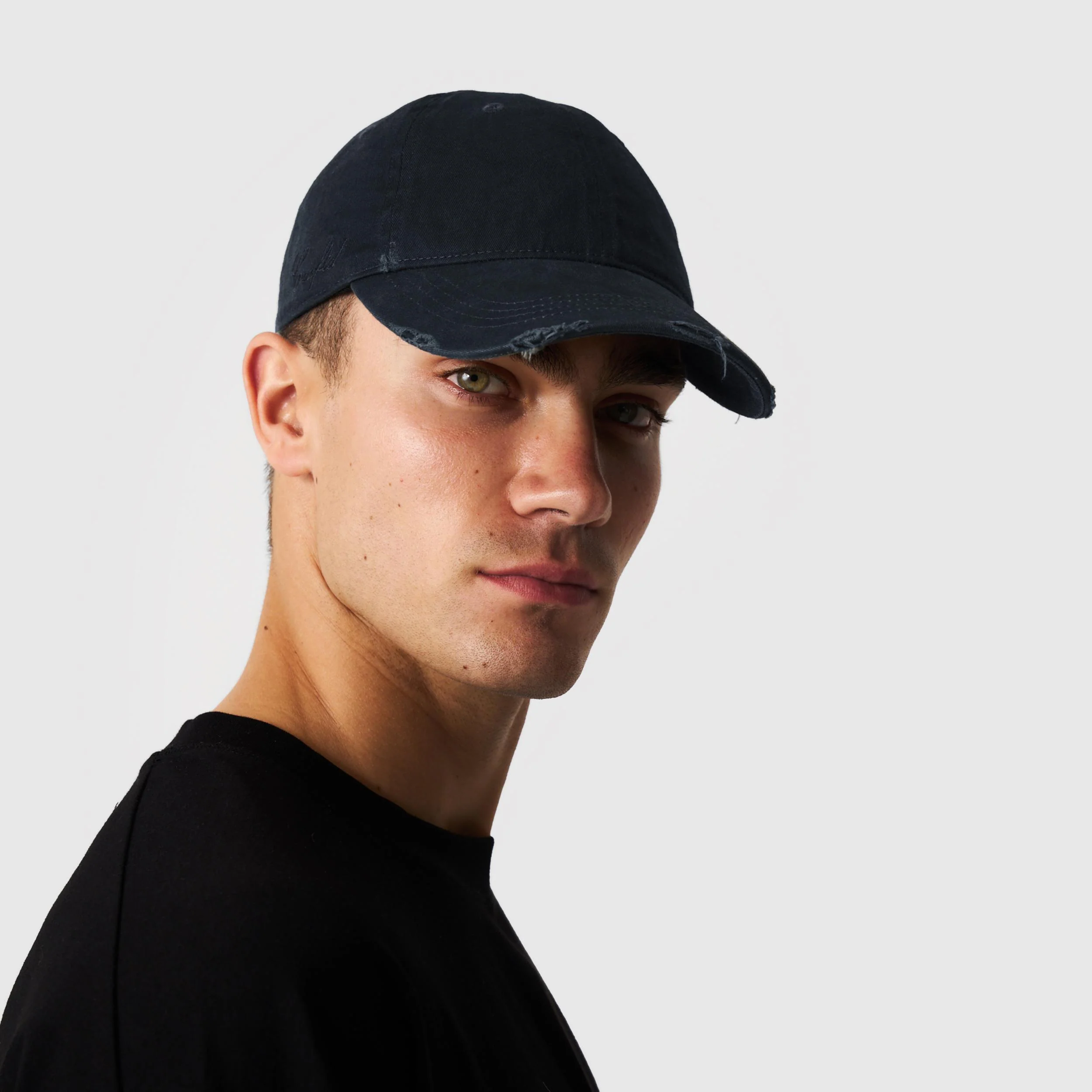 Distressed Cap (Navy) - Image 4
