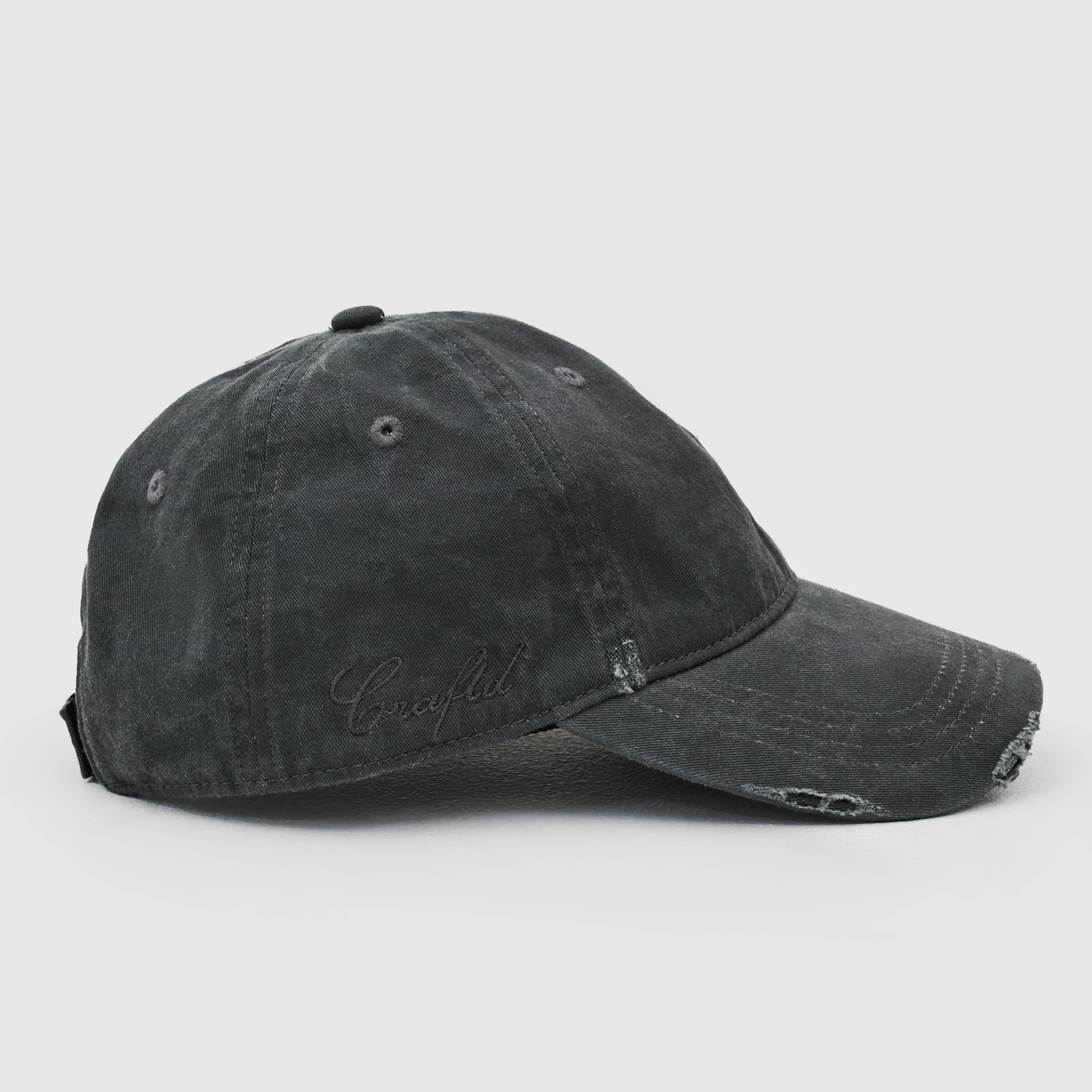 Distressed Cap (Washed Black) - Image 2