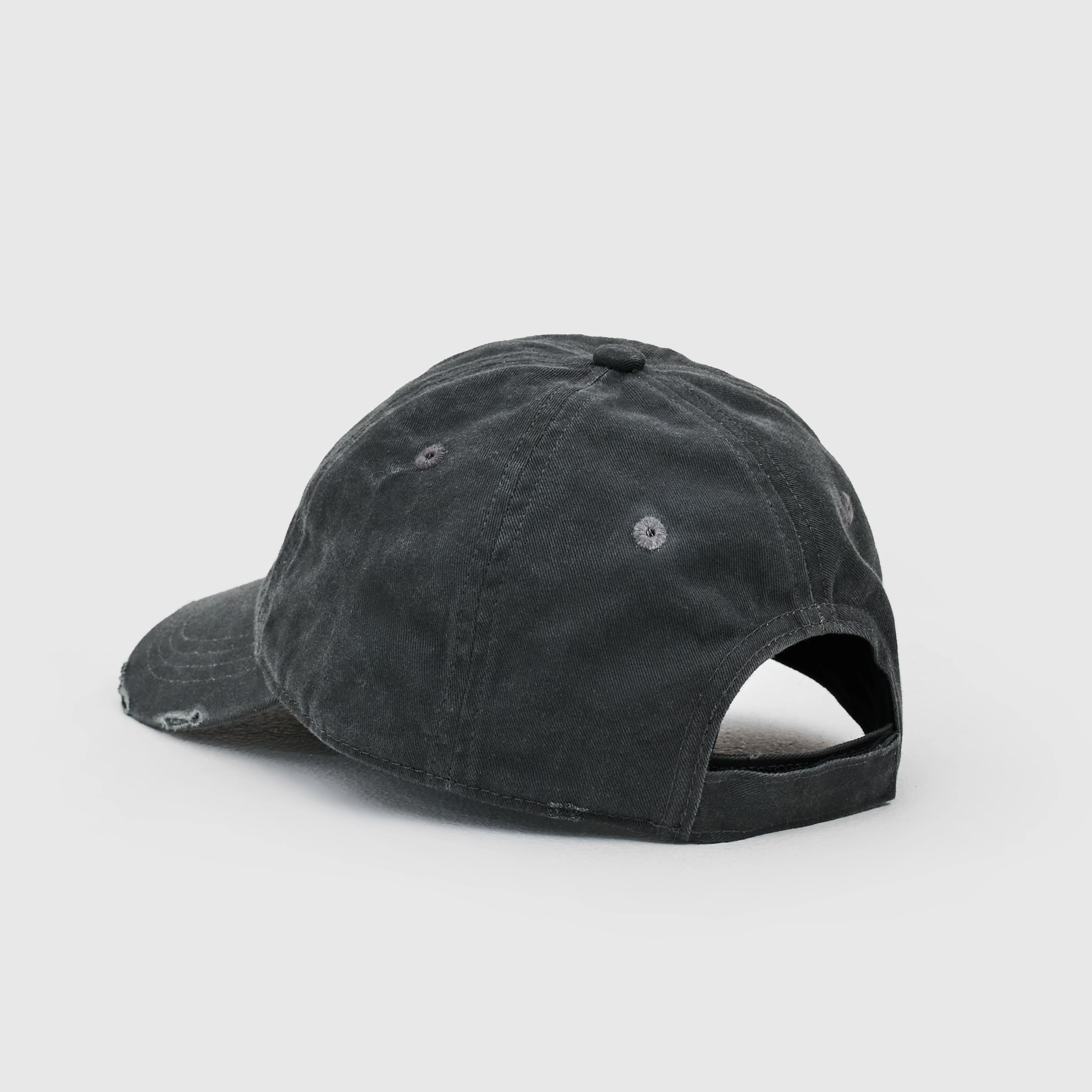 Distressed Cap (Washed Black) - Image 3