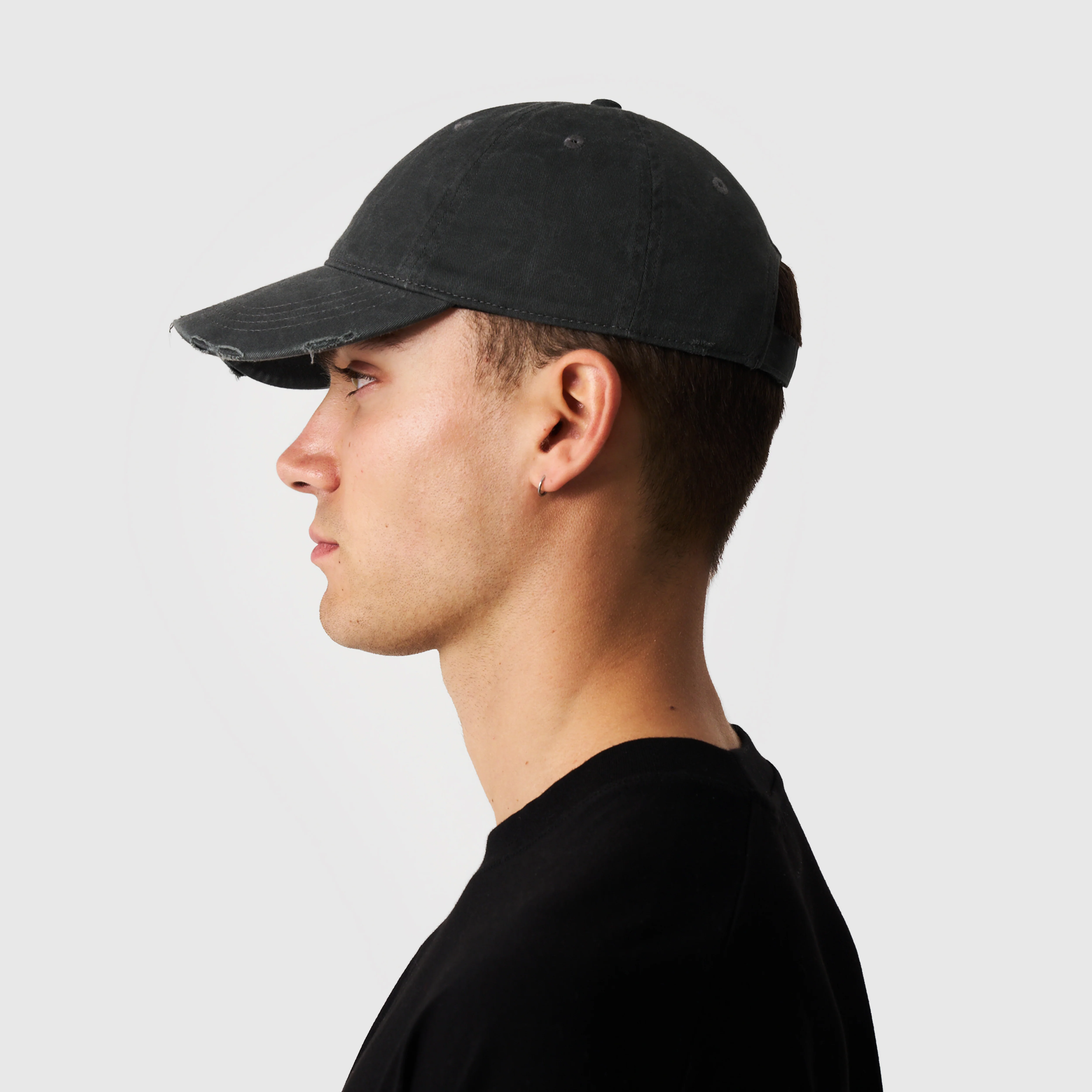 Distressed Cap (Washed Black) - Image 5