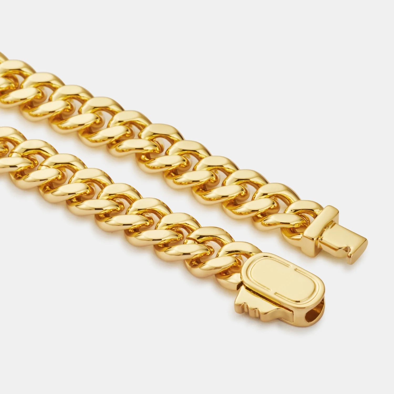 Emerald Cuban Bracelet (Gold) 6mm - Image 6