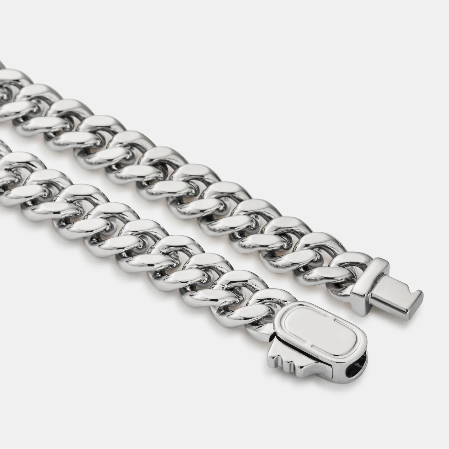 Emerald Cuban Bracelet (Silver) 6mm - Image 6