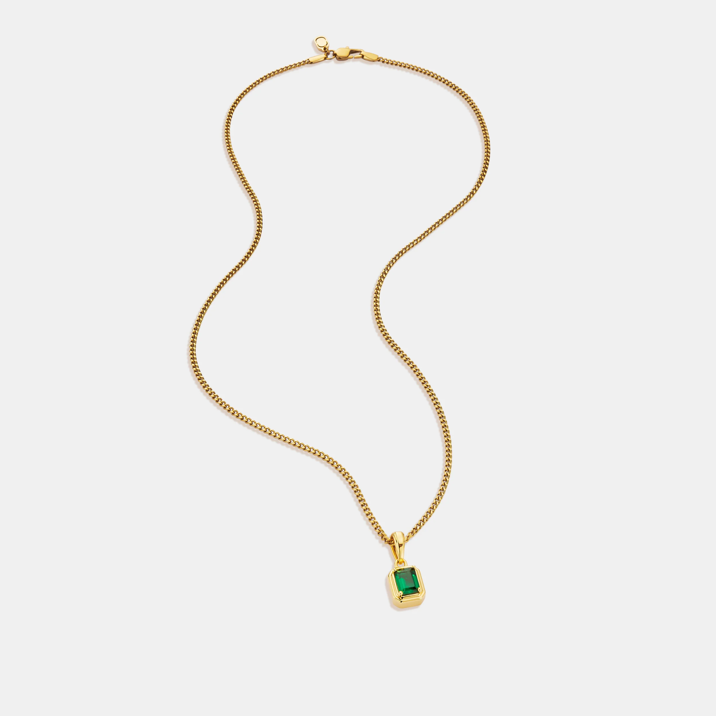 Emerald Stone Rectangle (Gold) - Image 5