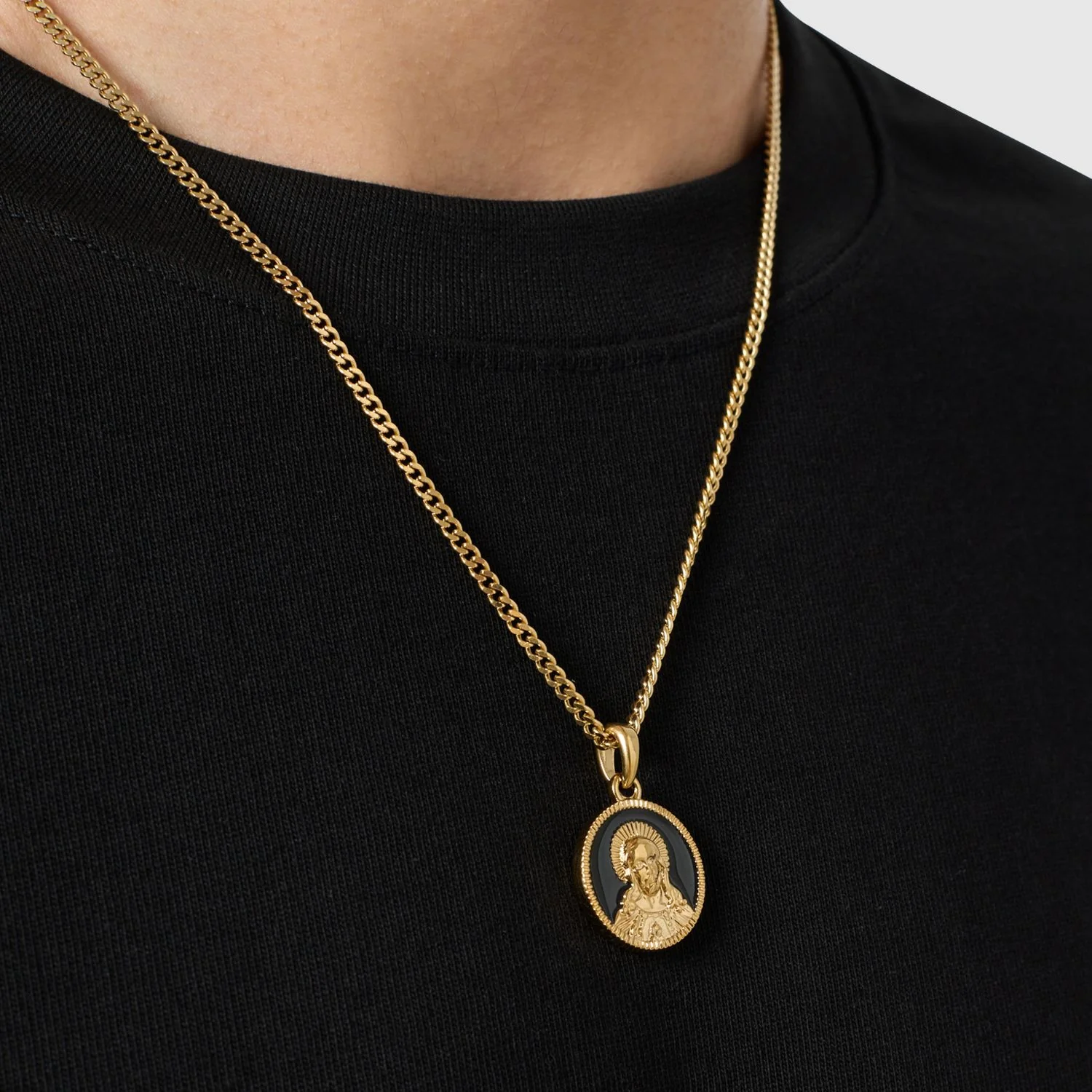 Enamel Jesus (Gold) - Image 3