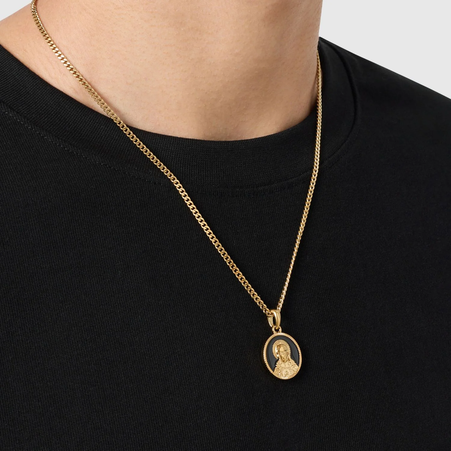 Enamel Jesus (Gold) - Image 6