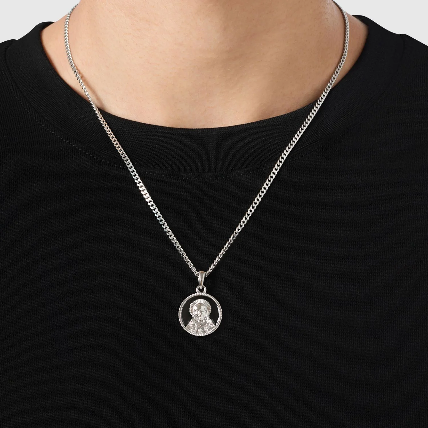 Enamel Jesus (Silver) - Image 2