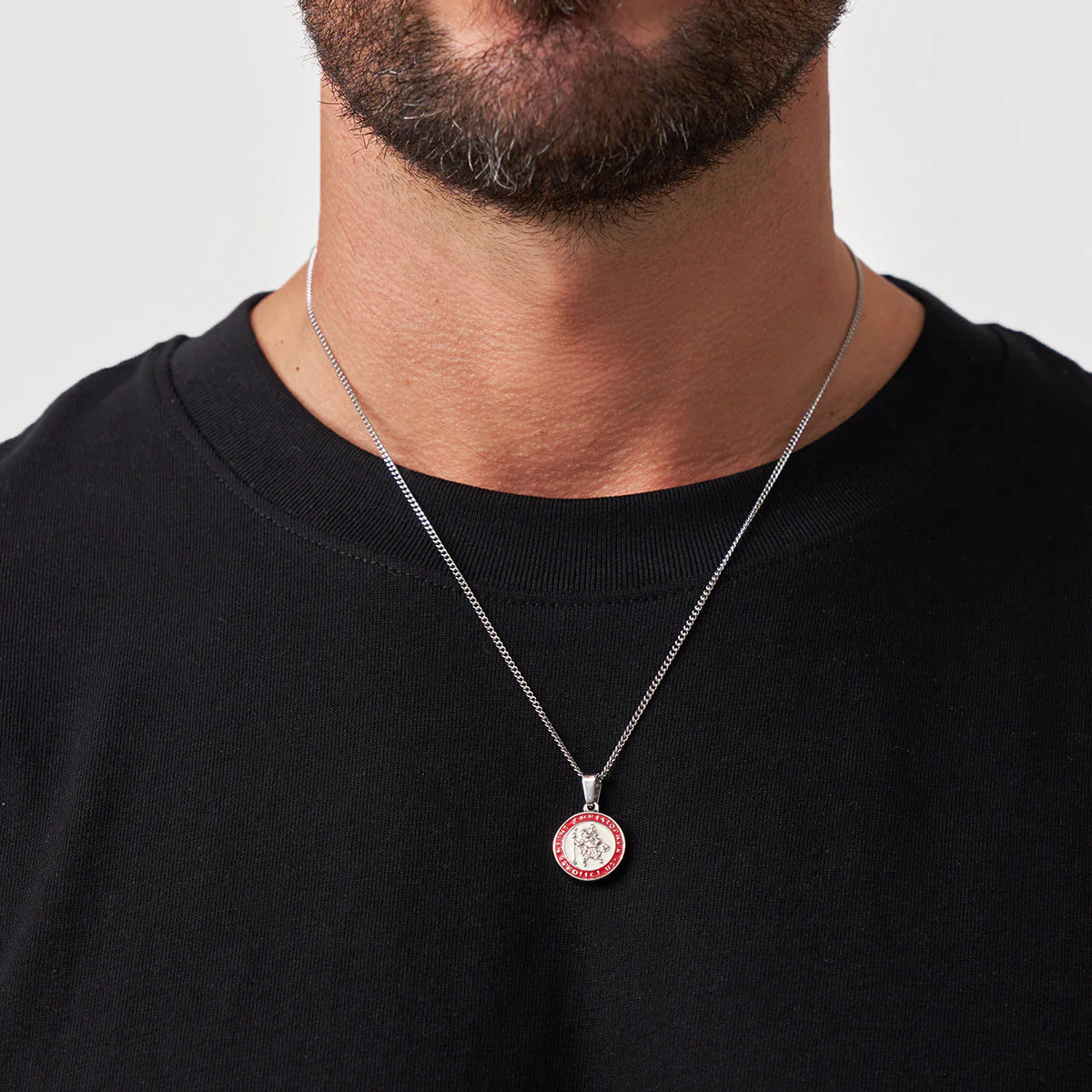 Enamel Saint Christopher (Silver) - Image 2