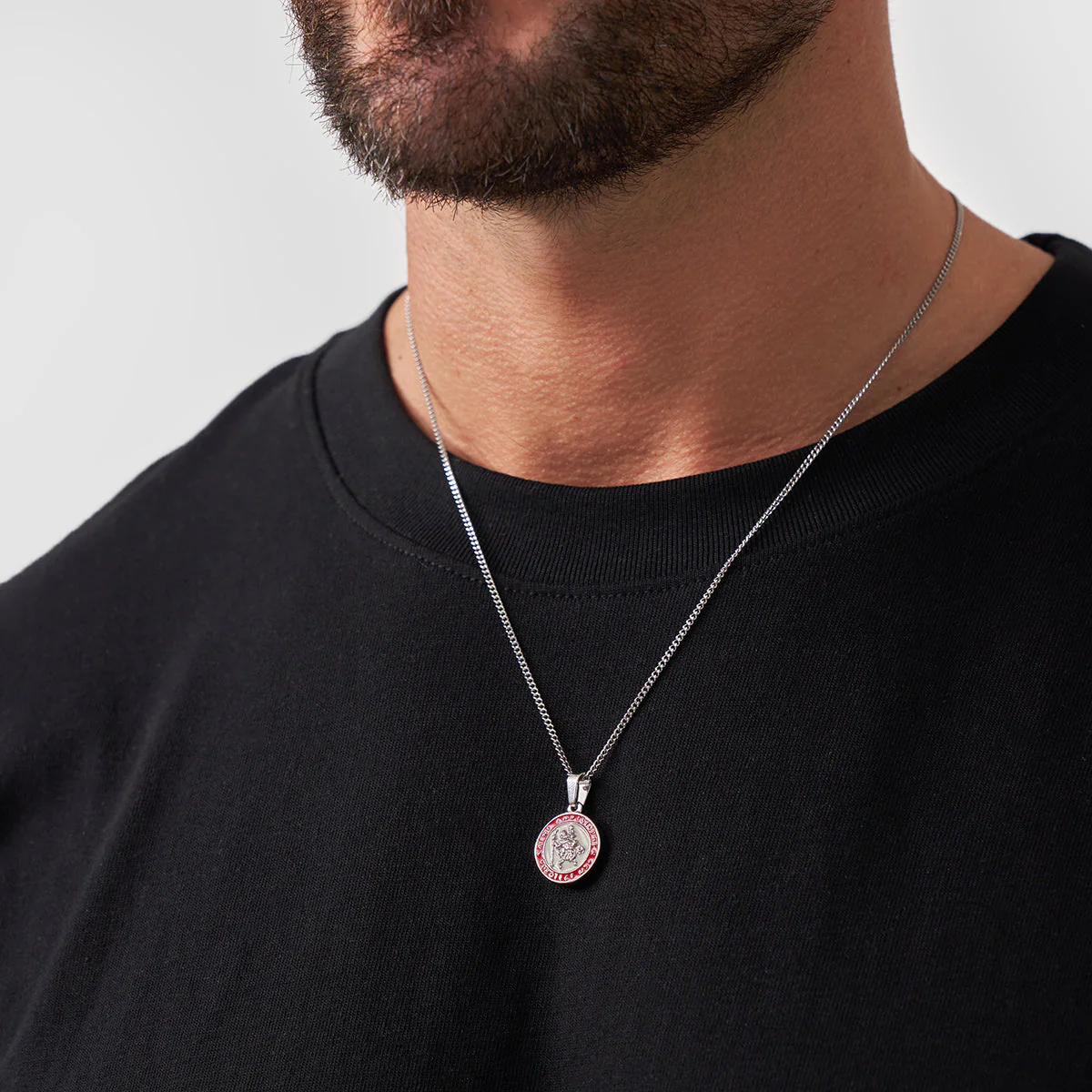 Enamel Saint Christopher (Silver) - Image 3