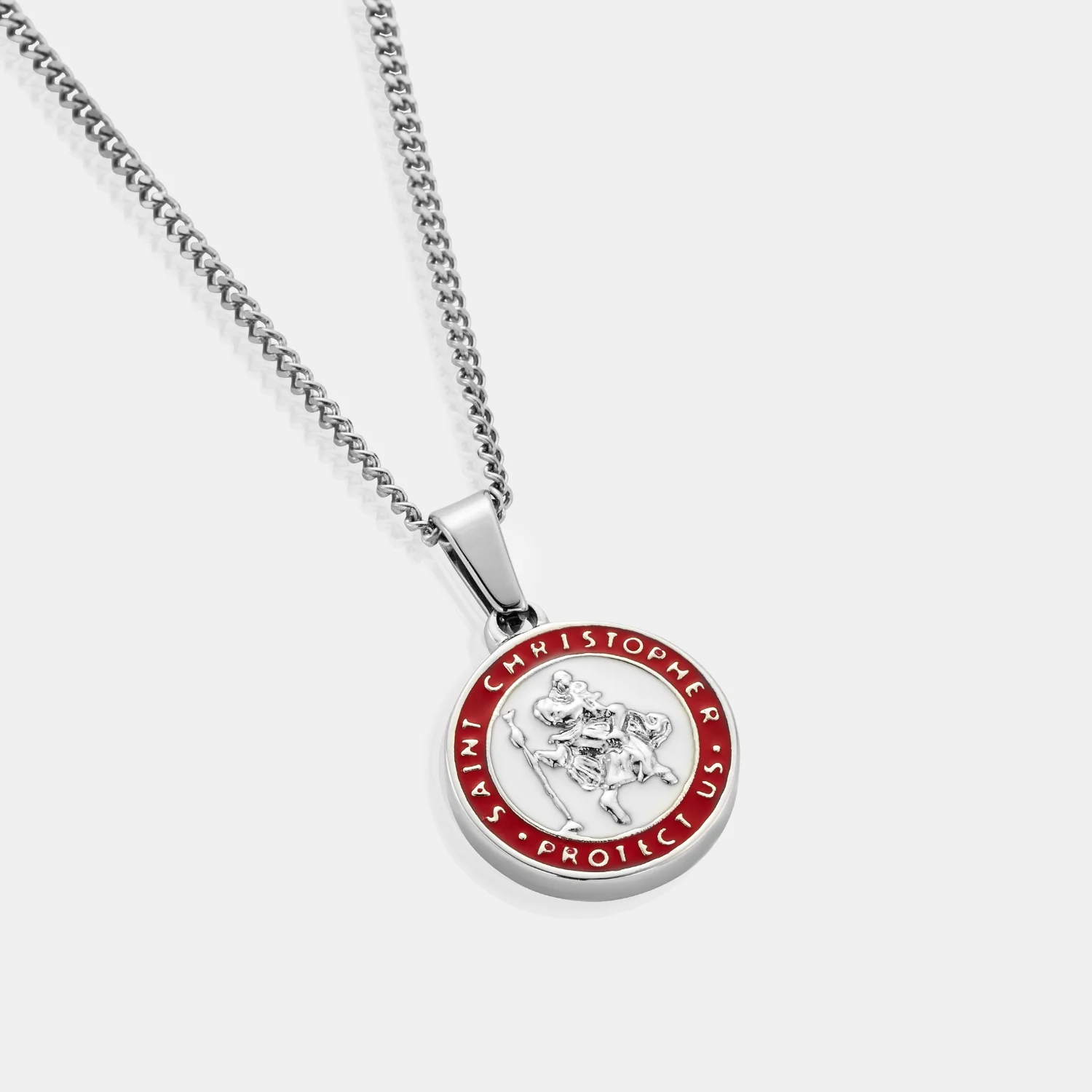 Enamel Saint Christopher (Silver) - Image 4