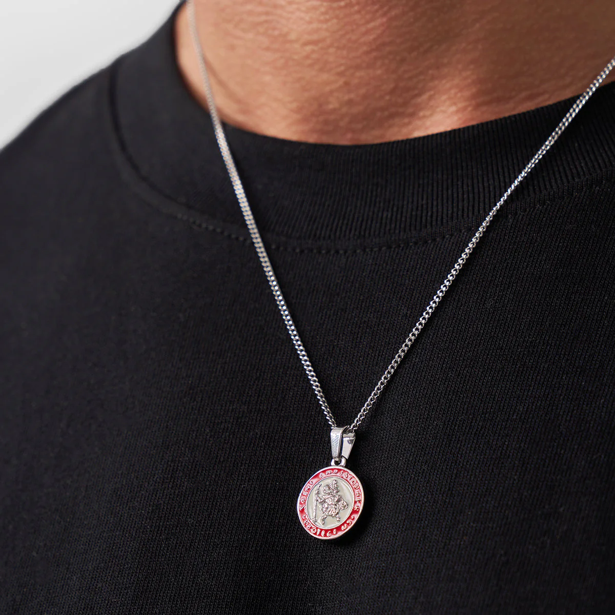 Enamel Saint Christopher (Silver) - Image 7