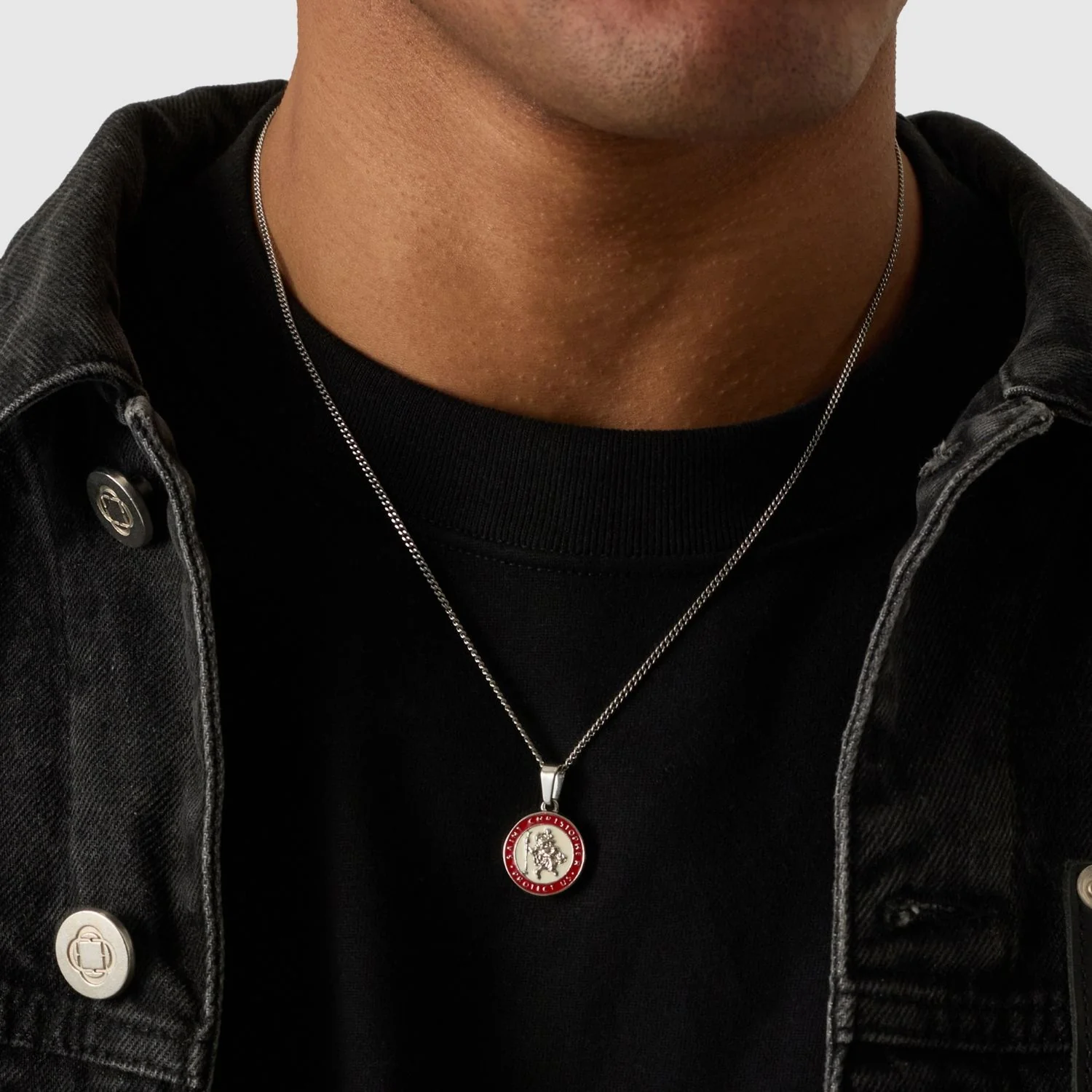 Enamel Saint Christopher (Silver) - Image 8
