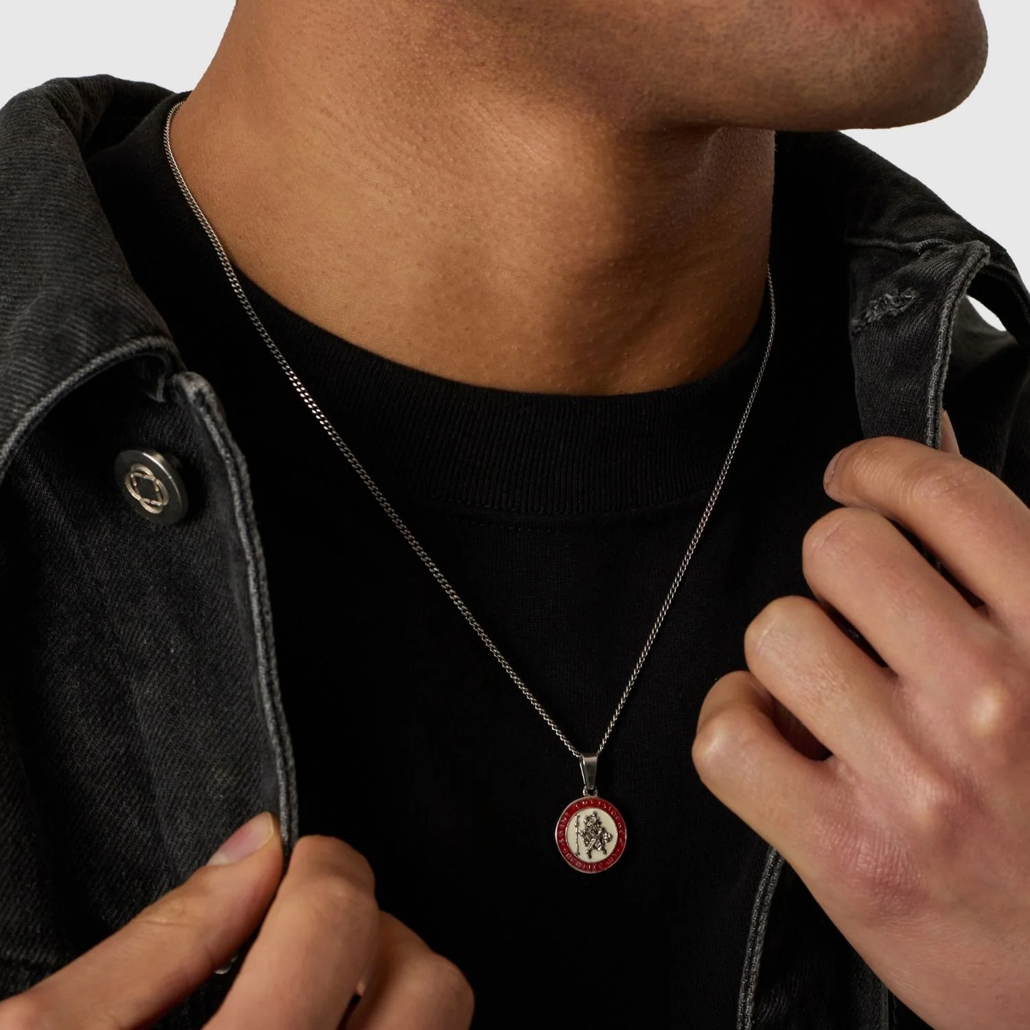 Enamel Saint Christopher (Silver) - Image 9