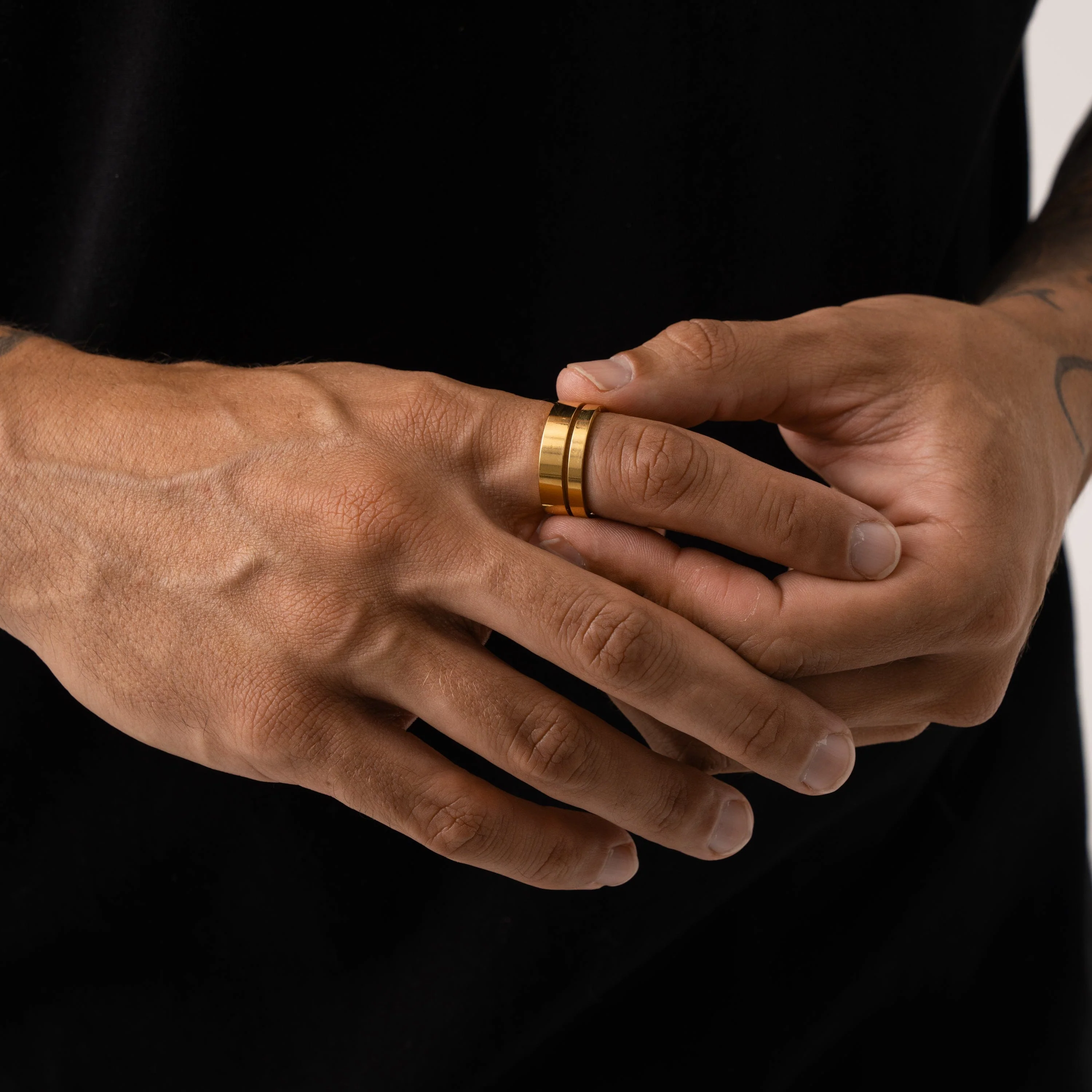 Flat Band Ring (Gold) 5mm - Image 3