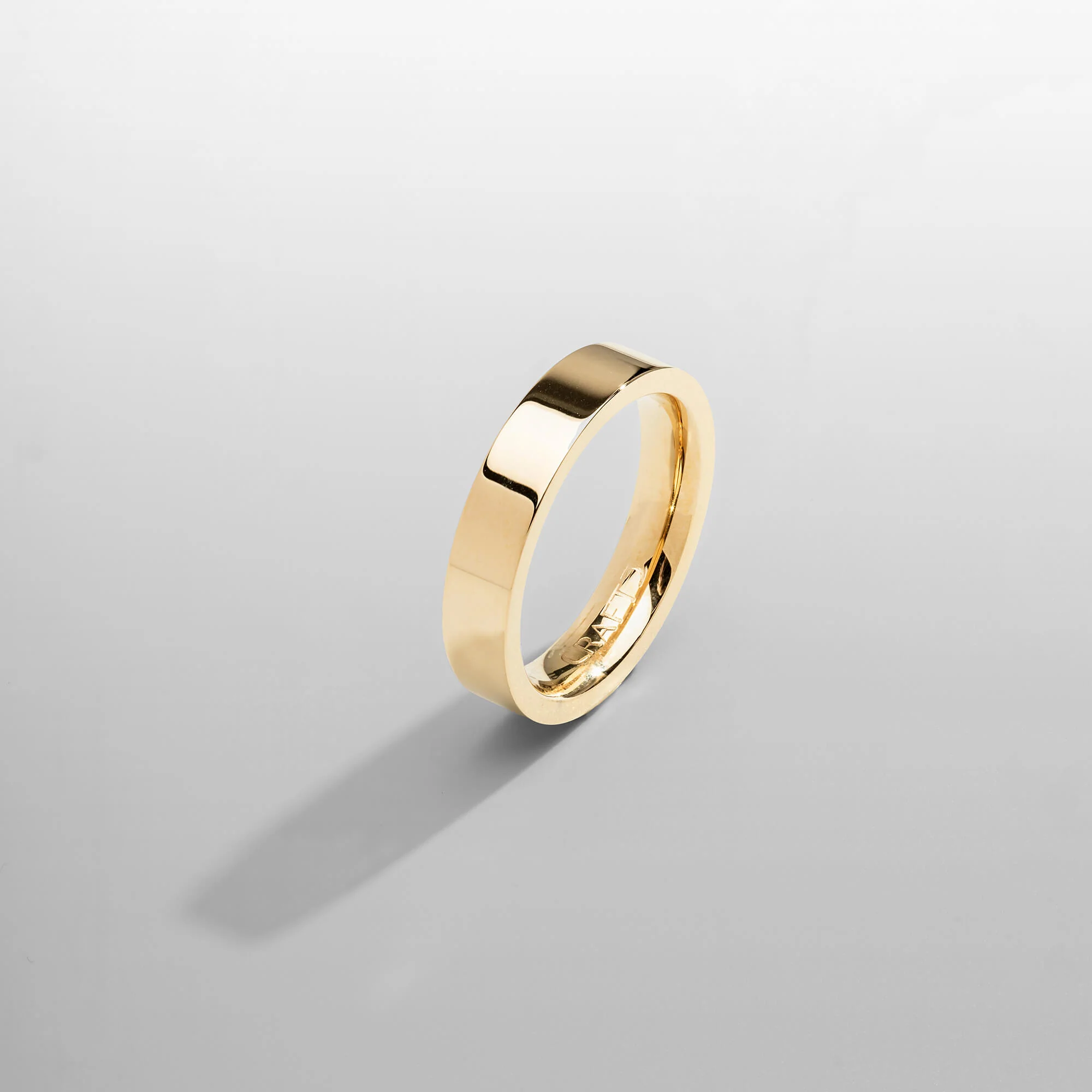 Flat Band Ring (Gold) 5mm - Image 4