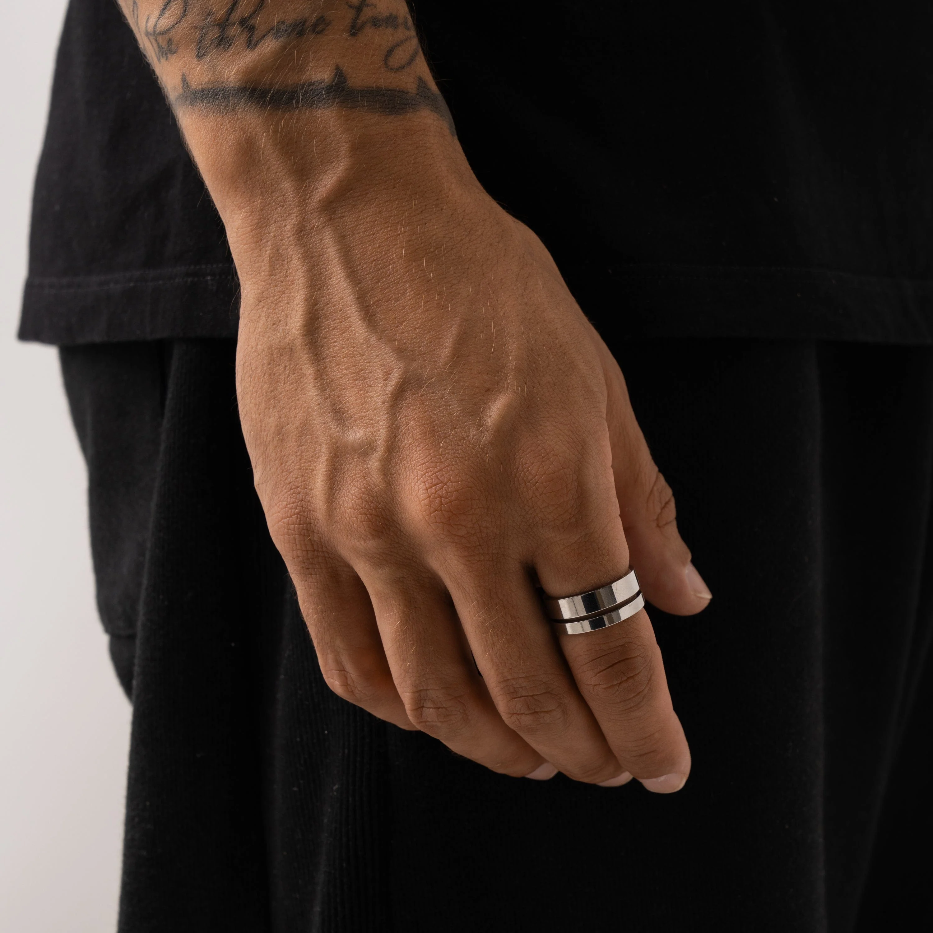 Flat Band Ring (Silver) 5mm - Image 5