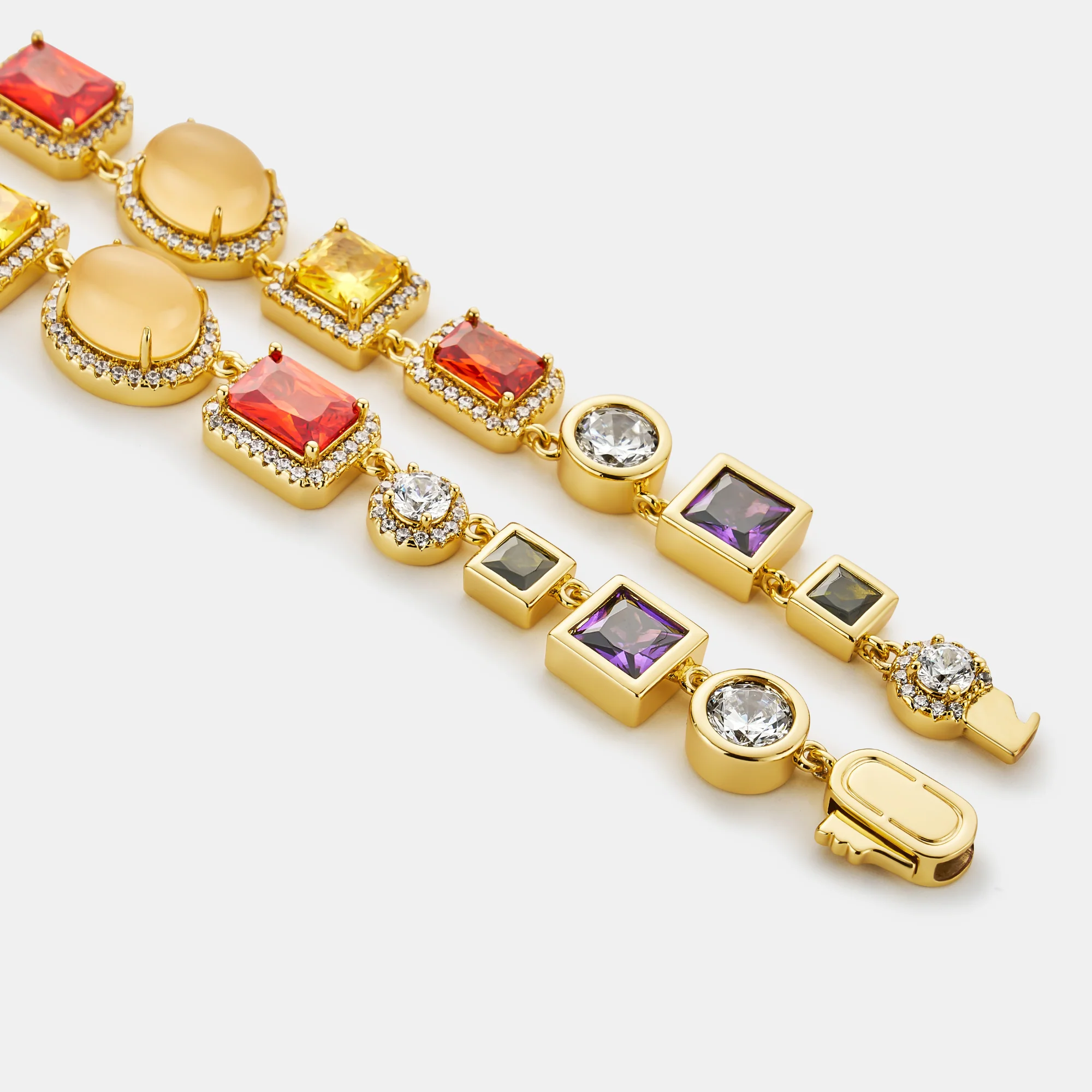 Gemstone Necklace (Gold) - Image 6