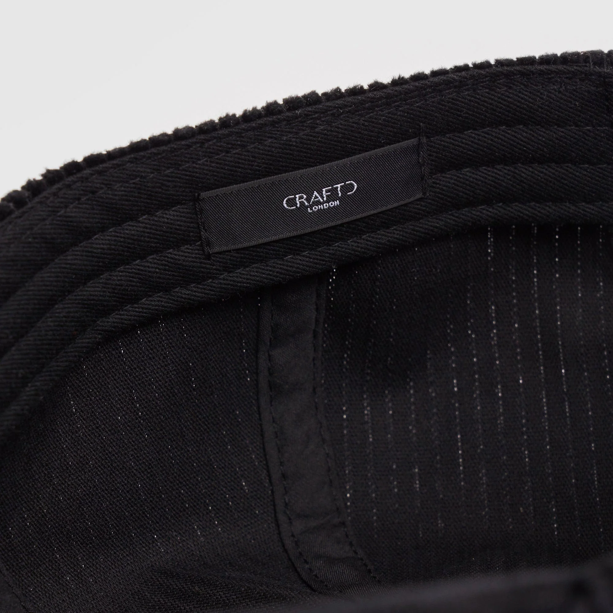 Gentlemen's Club Cap - Cord (Black/Yellow) - Image 7