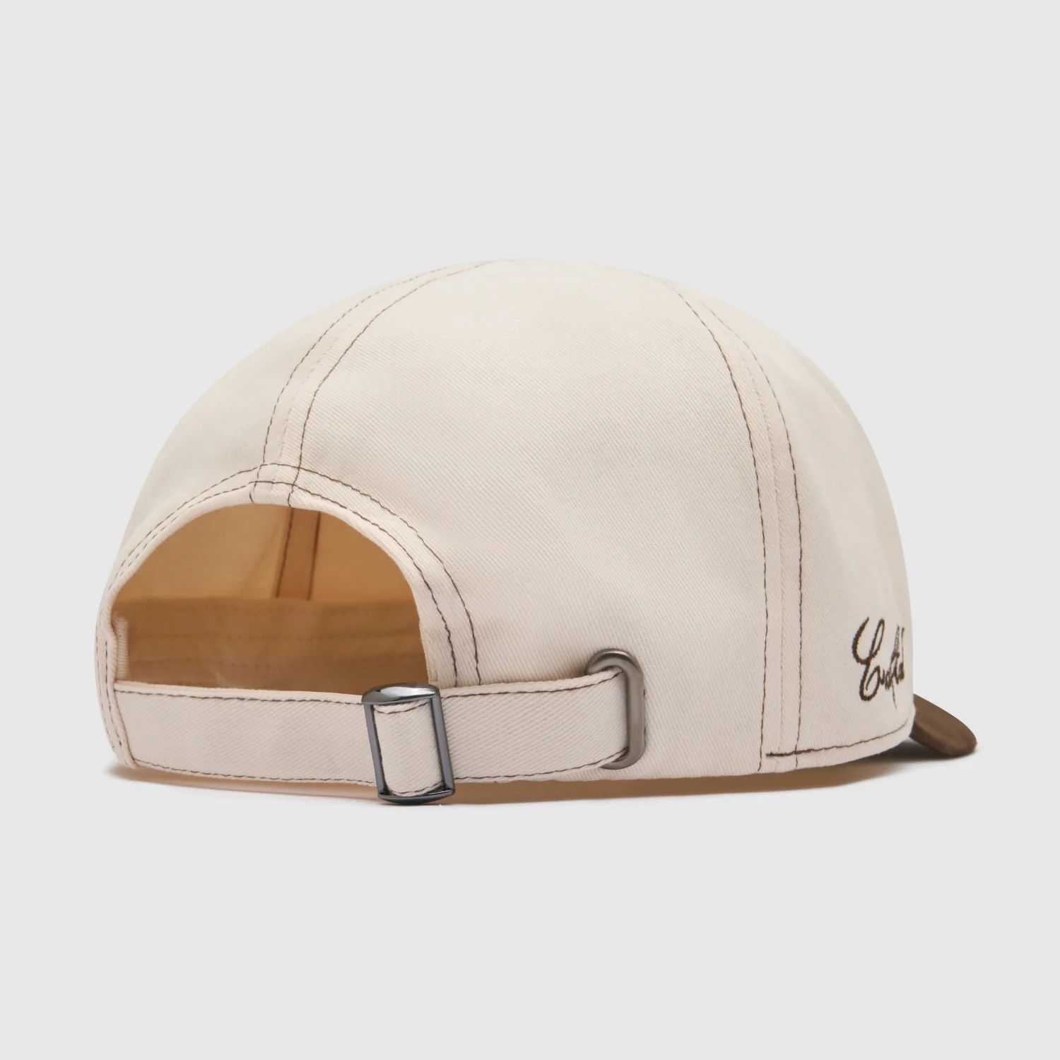 Gentlemen's Club Cap (Cream/Brown) - Image 6