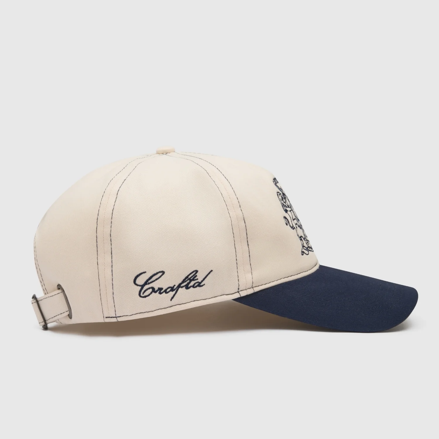 Gentlemens Club Cap (Cream/Navy) - Image 2