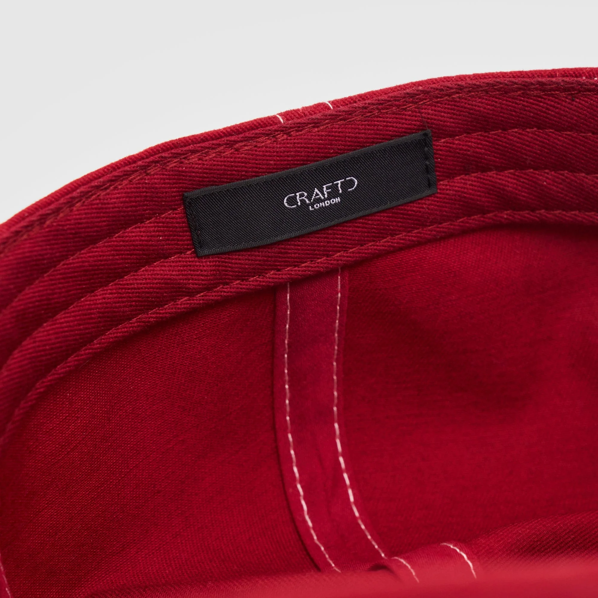 Gentlemen's Club Cap (Red/White) - Image 7
