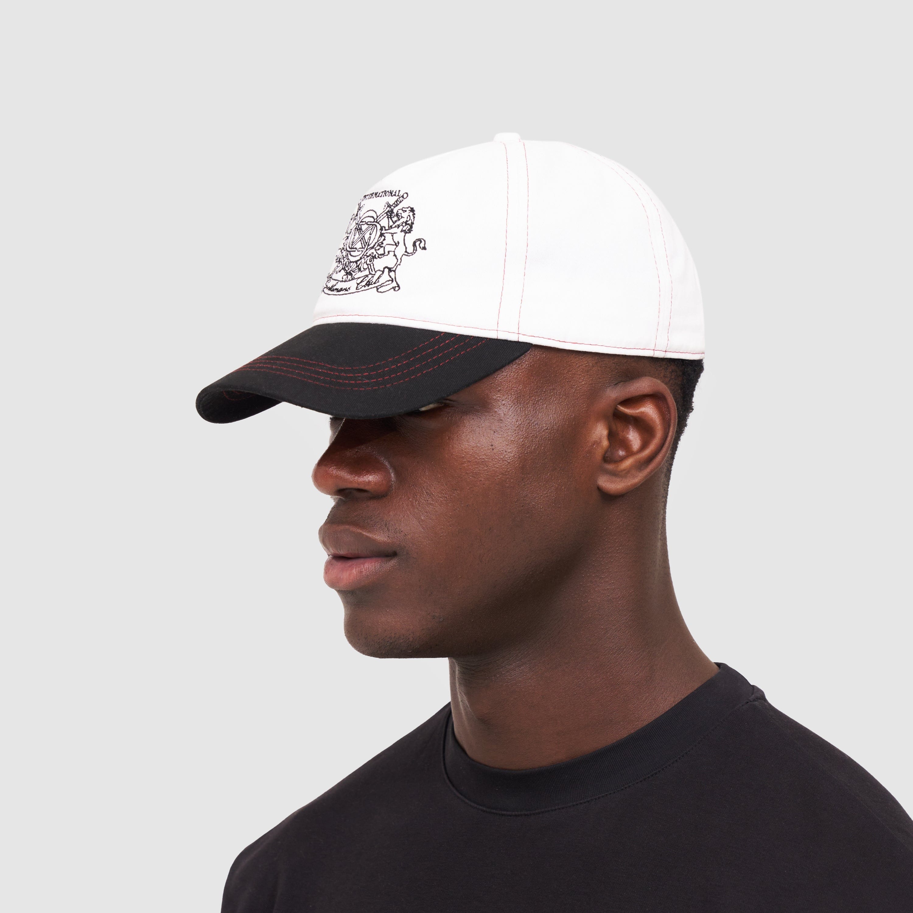 Gentlemen's Club Cap (White/Black) - Image 5
