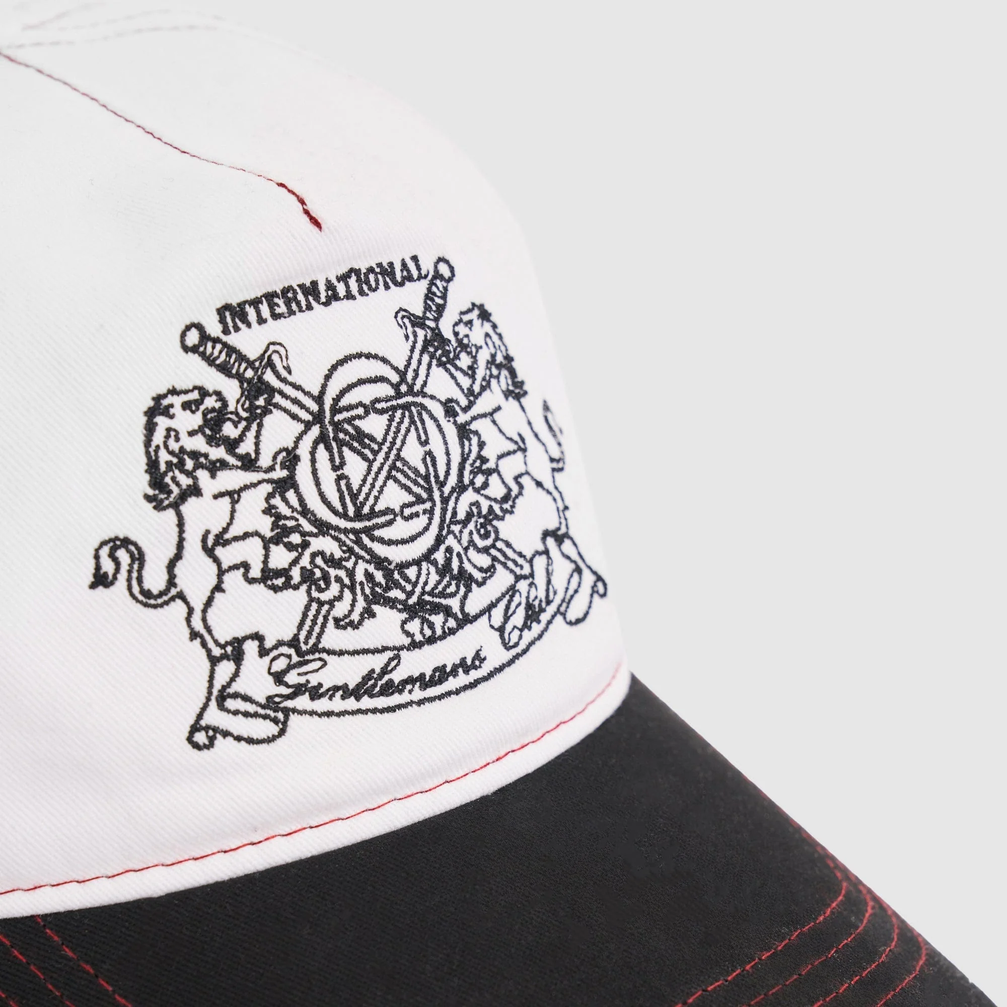 Gentlemen's Club Cap (White/Black) - Image 6