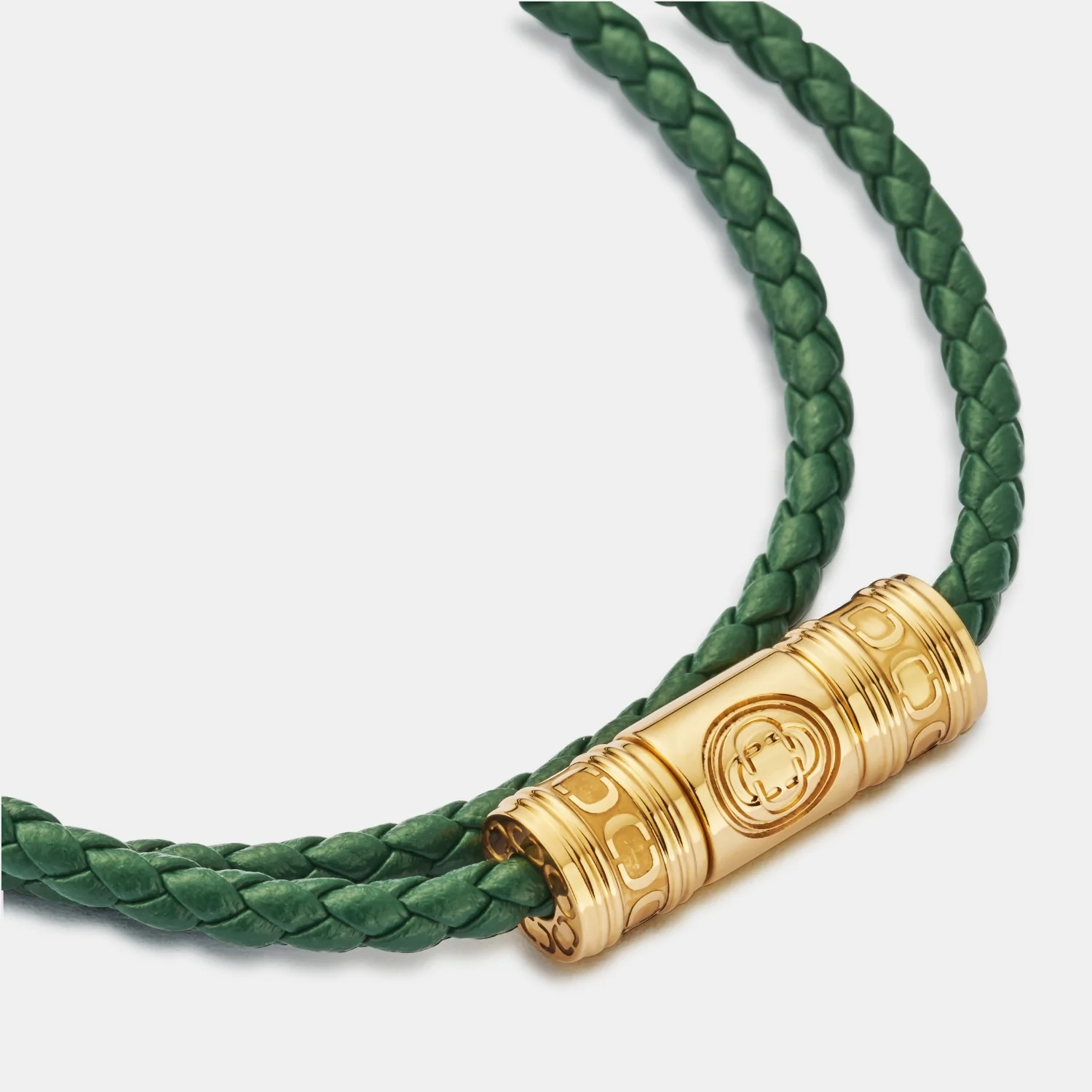 Green Leather Wrap Bracelet - Image 8