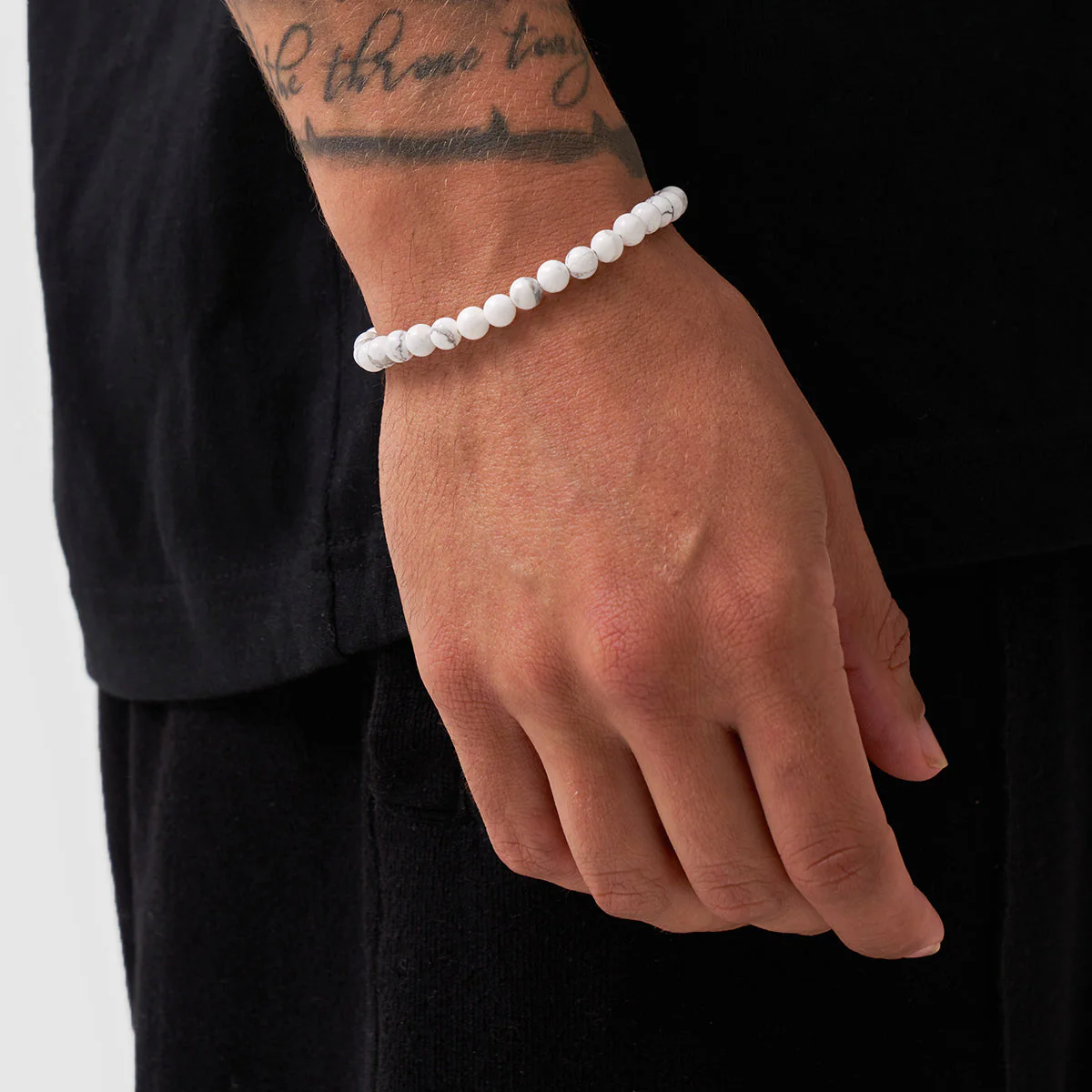 Howlite Bead Bracelet - Image 2