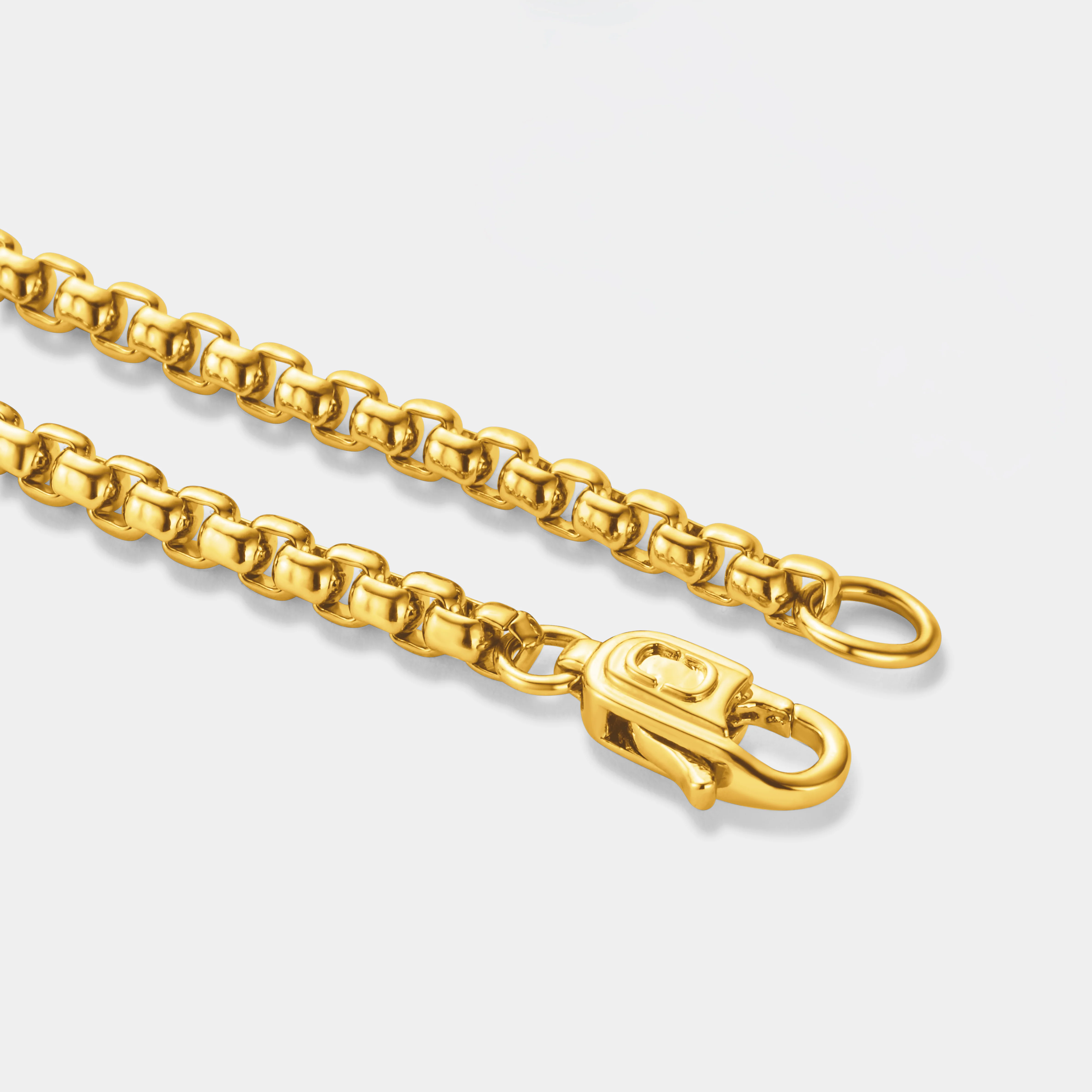 Iced Cross Bracelet (Gold) - Image 4