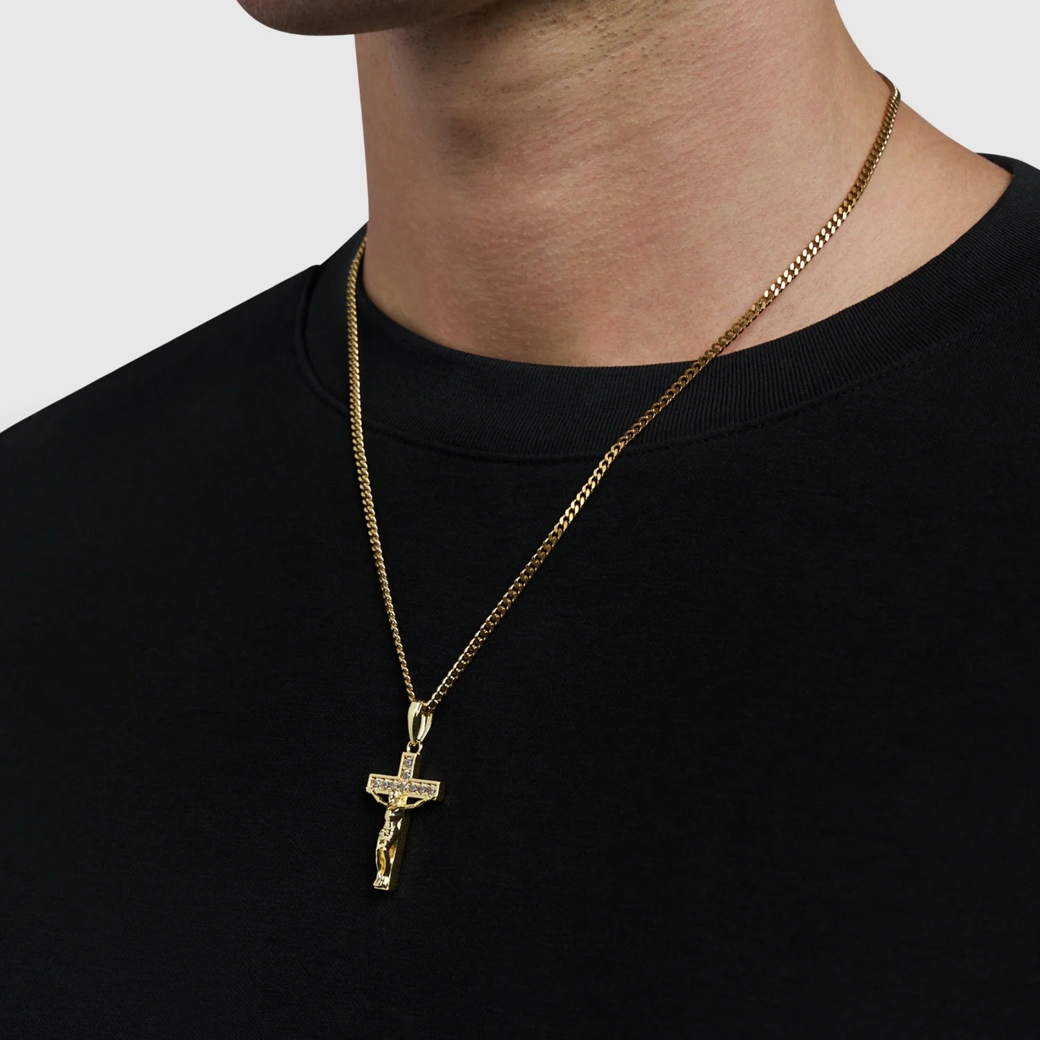 Iced Crucifix (Gold) - Image 5