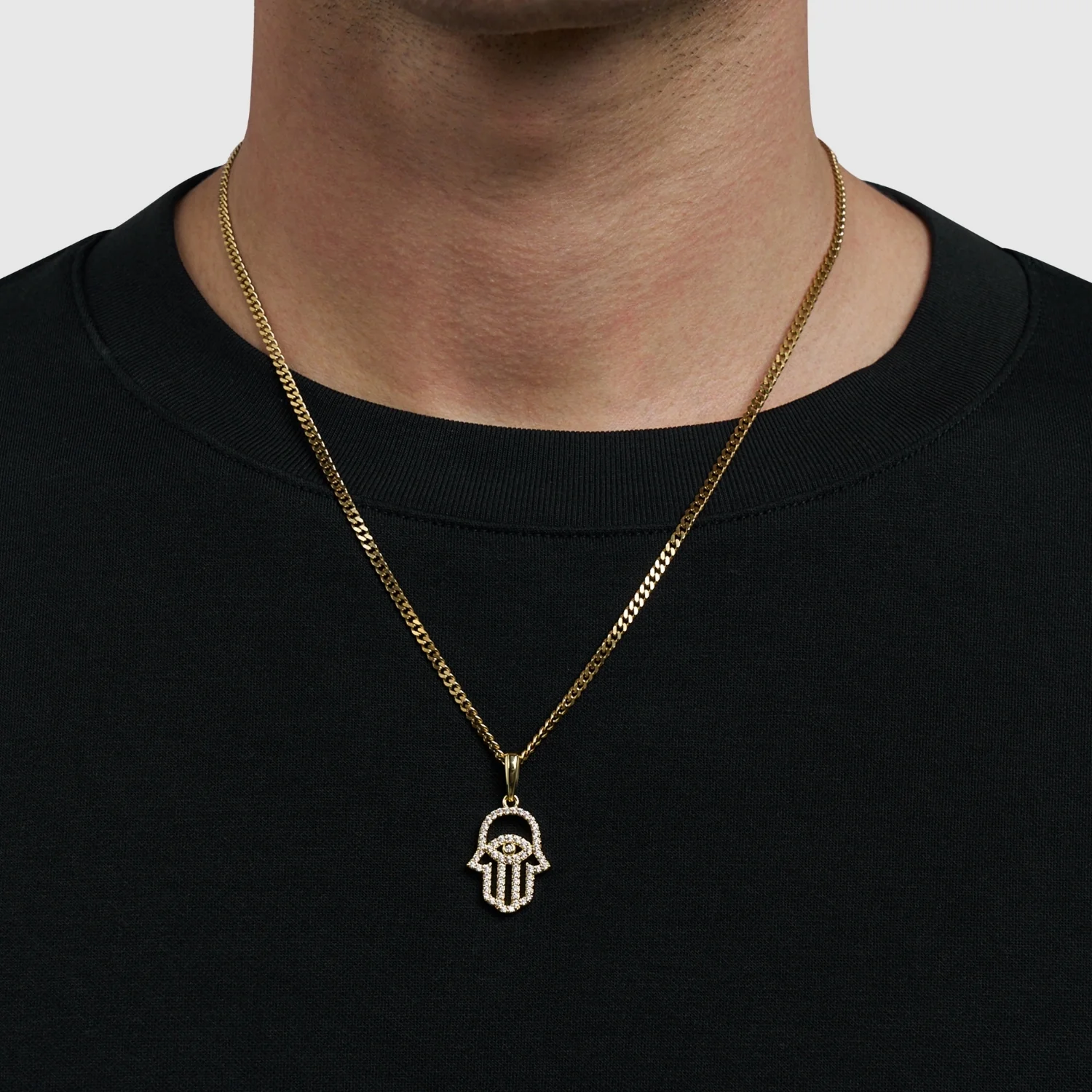 Iced Hamsa (Gold) - Image 2