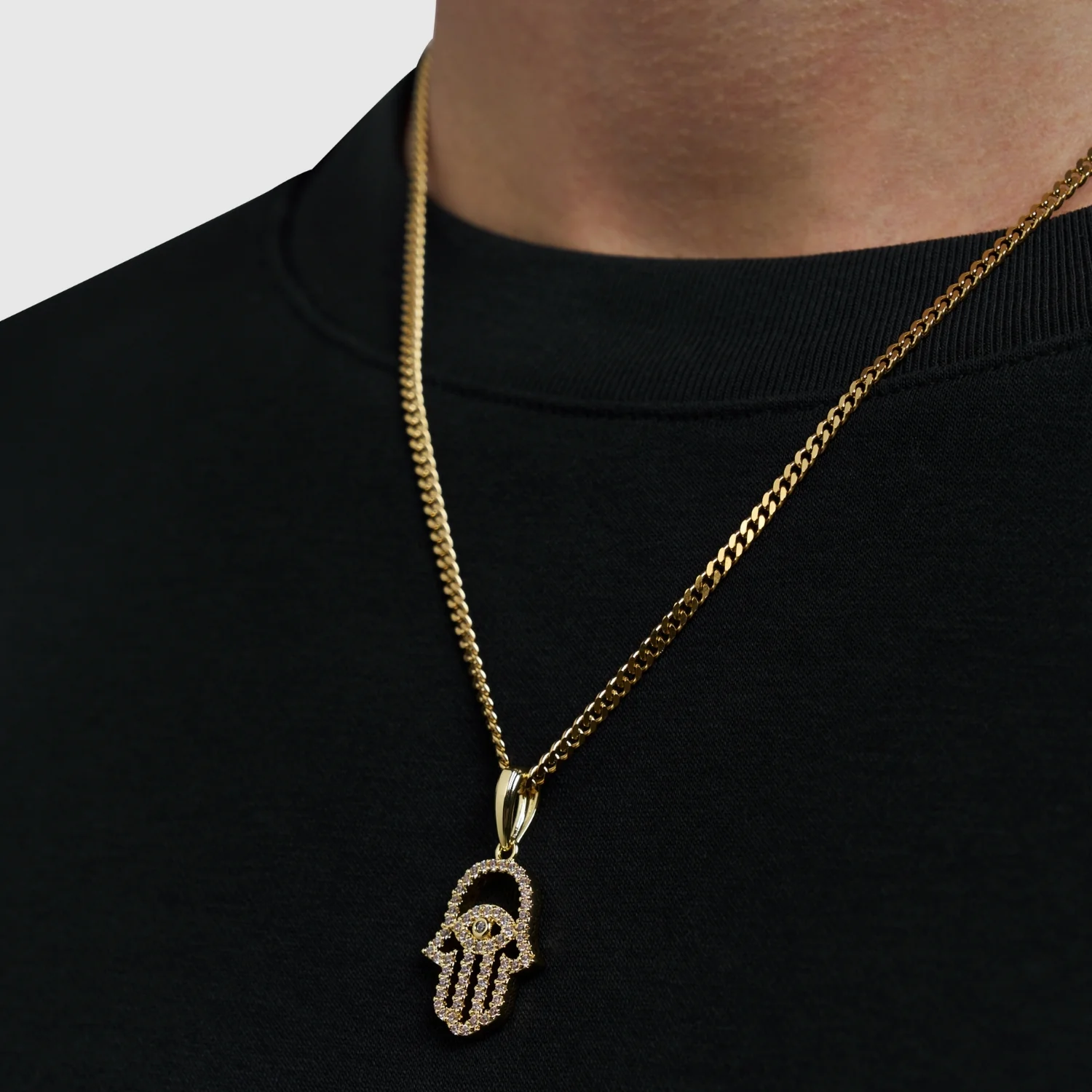 Iced Hamsa (Gold) - Image 3