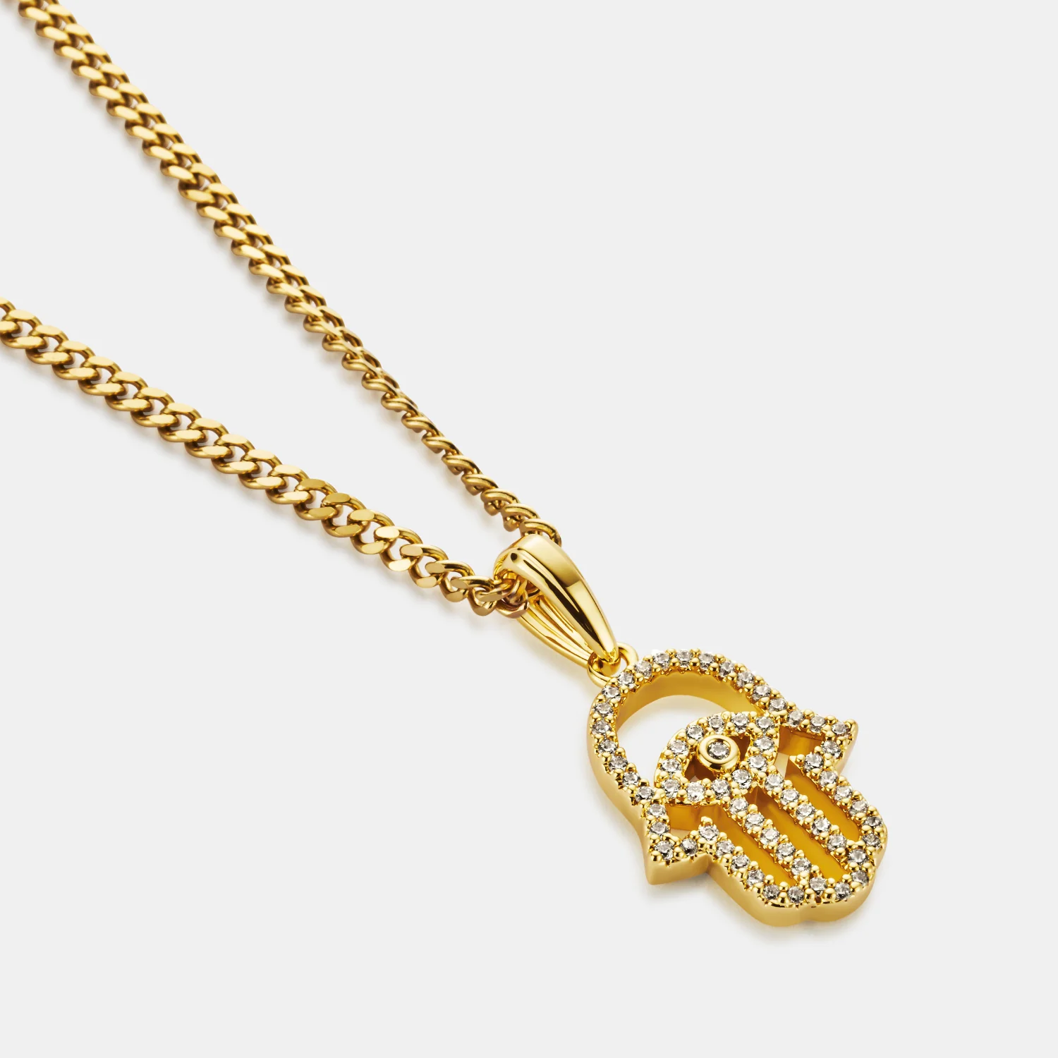 Iced Hamsa (Gold) - Image 4