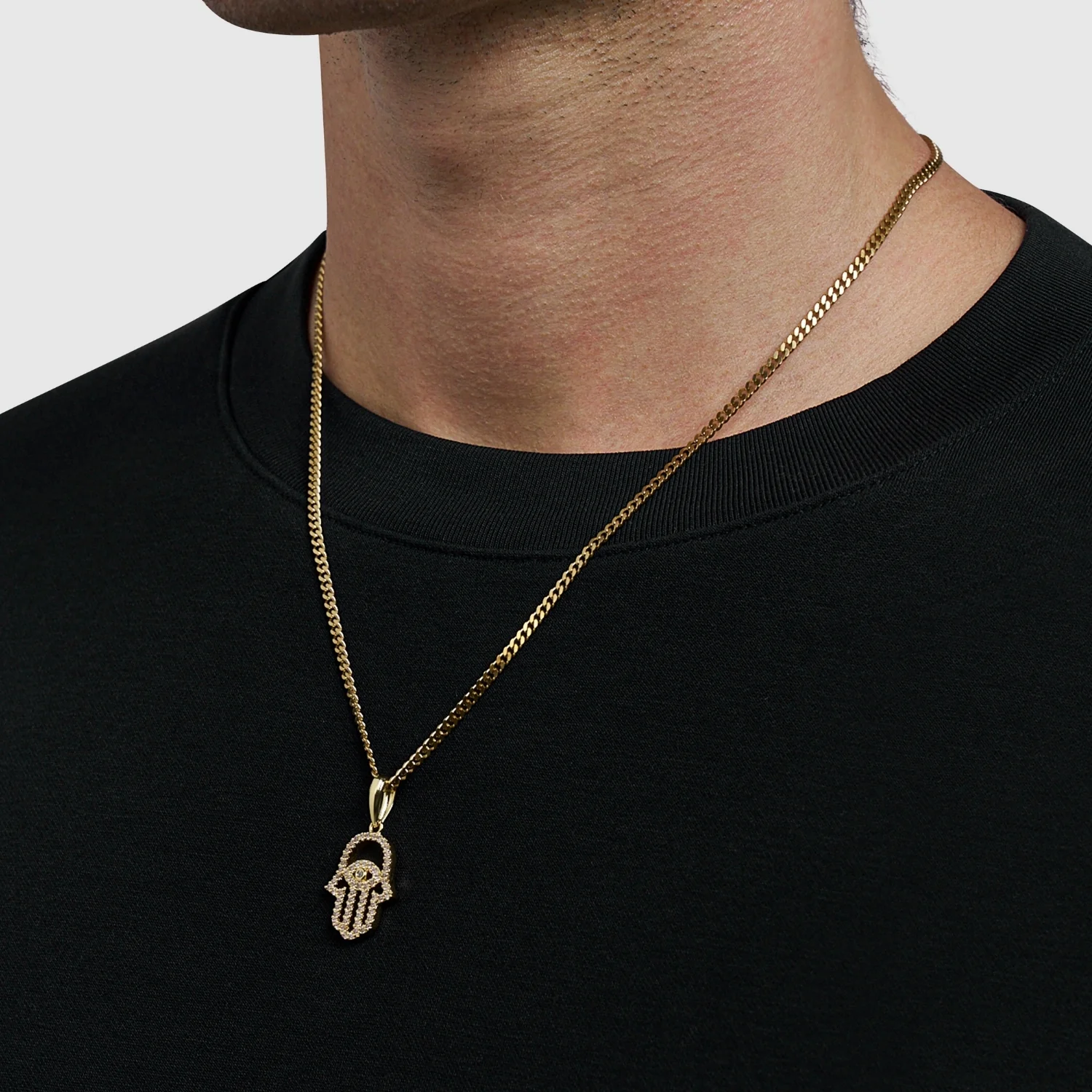 Iced Hamsa (Gold) - Image 5