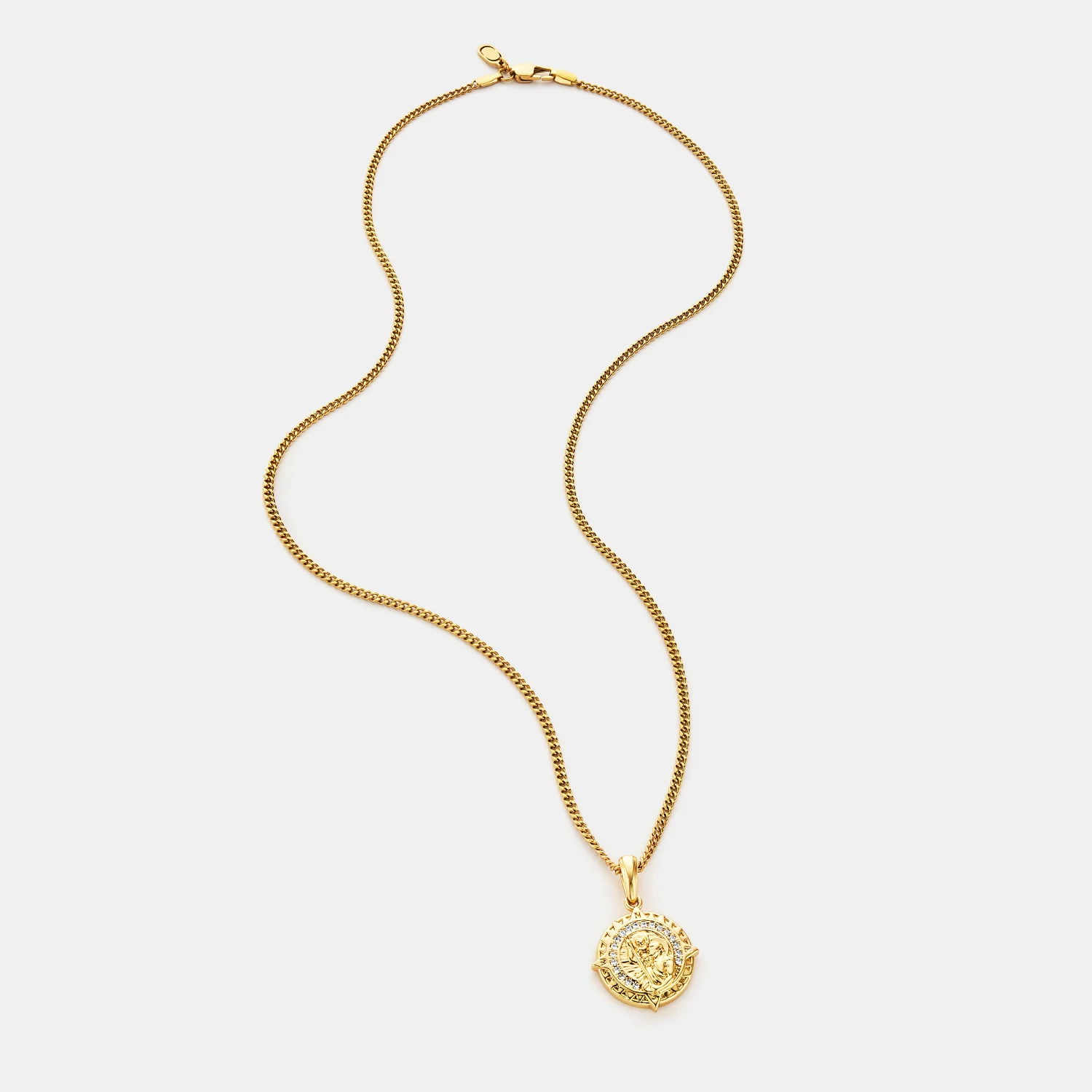 Iced St Christopher (Gold) - Image 6