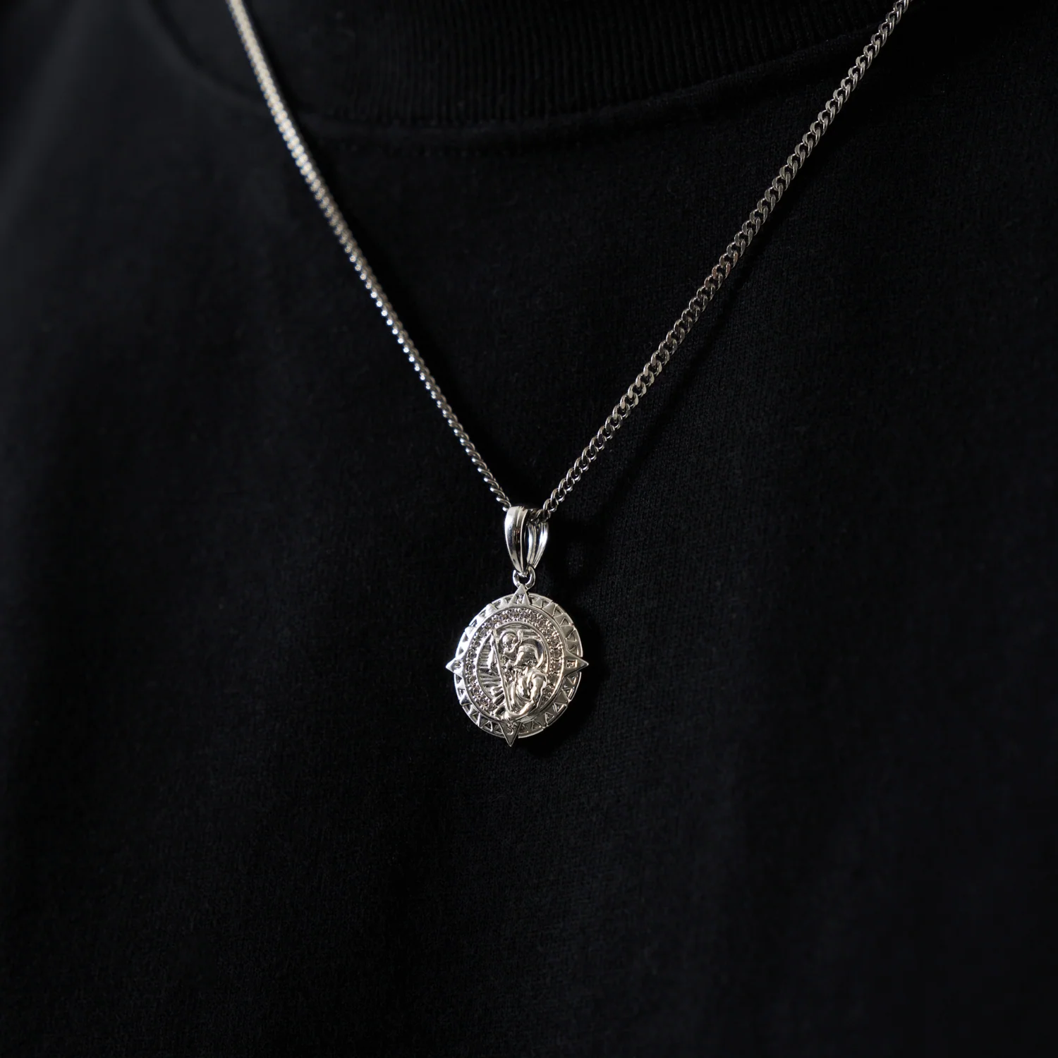 Iced St Christopher (Silver) - Image 3
