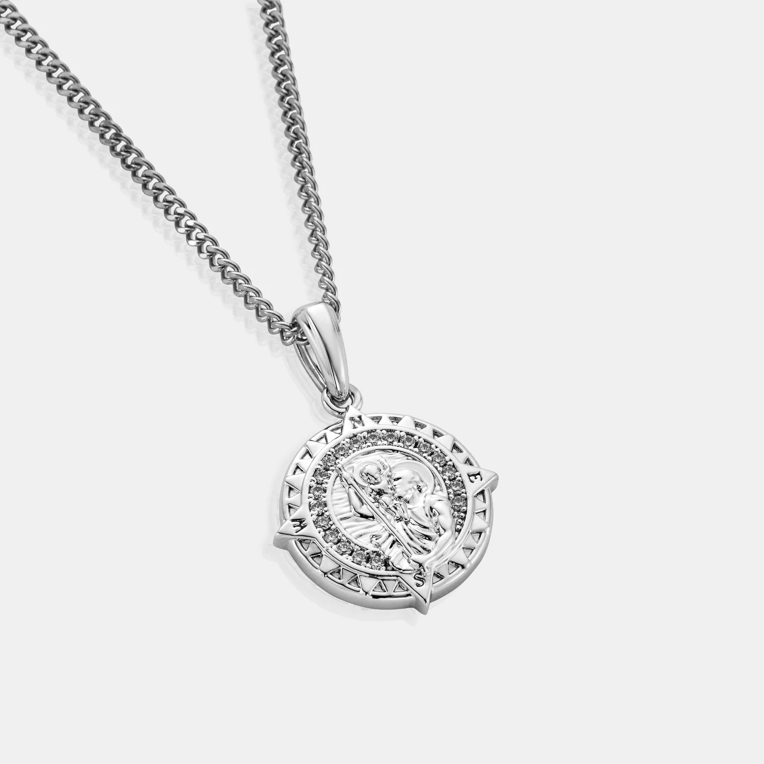 Iced St Christopher (Silver) - Image 4