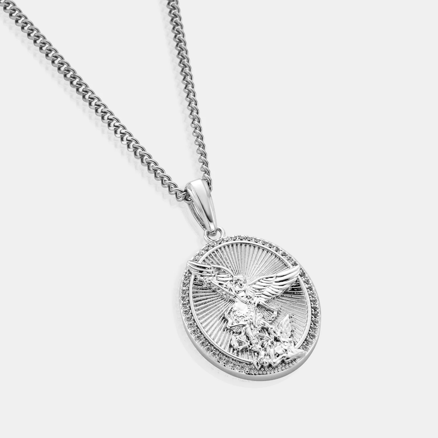 Iced St Michael (Silver) - Image 4