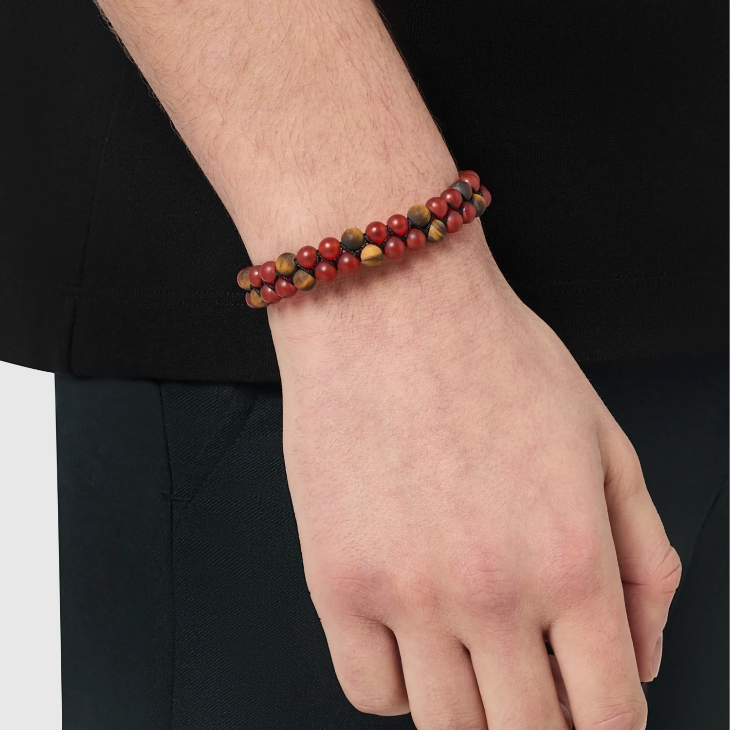 Jasper Stack Bead Bracelet - Image 2