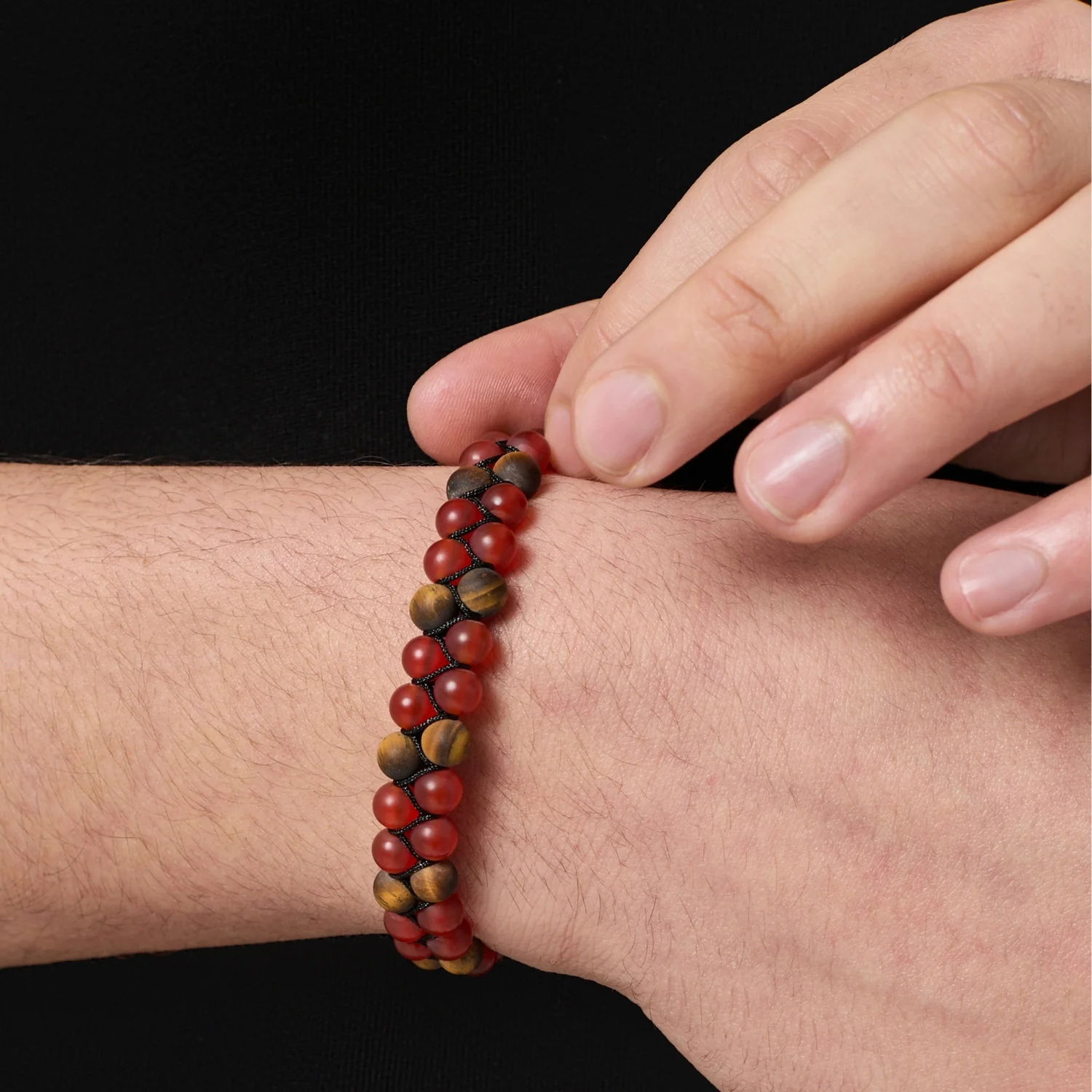 Jasper Stack Bead Bracelet - Image 3