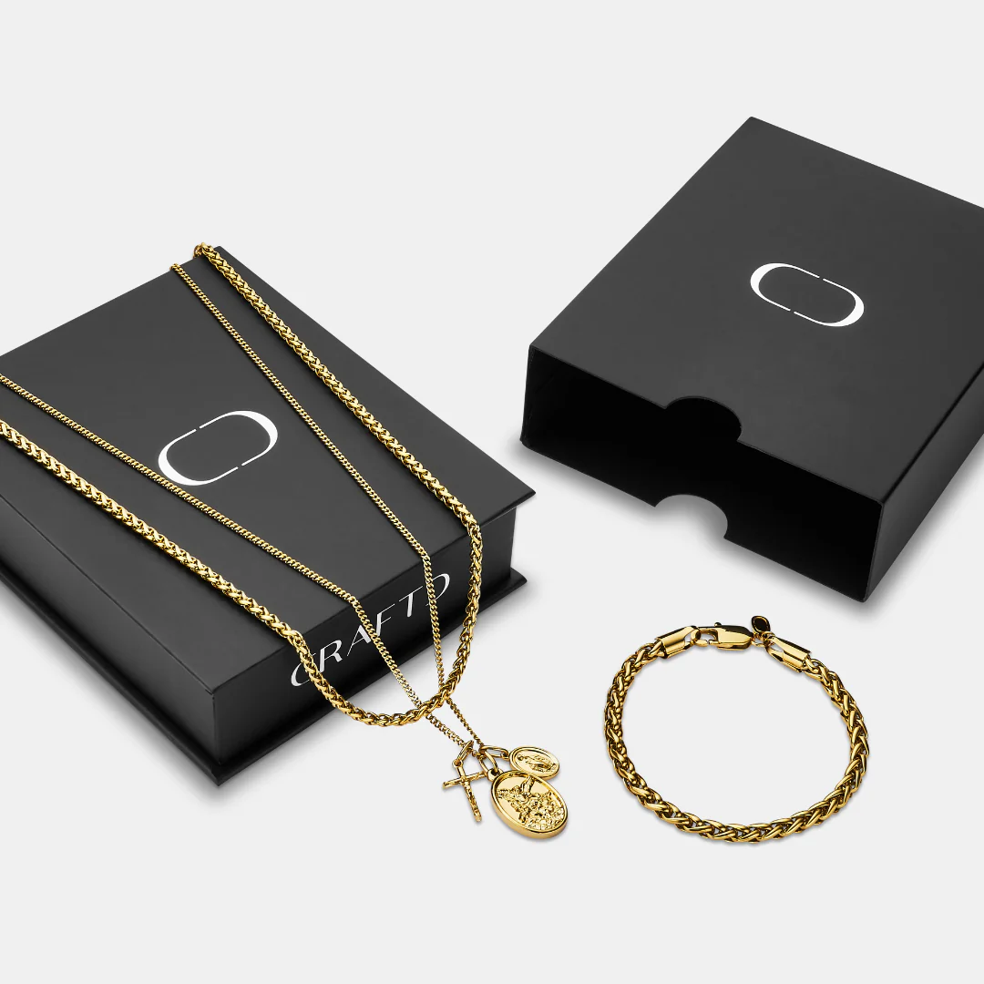 Jesus & Mary Gift Set (Gold) - Image 2